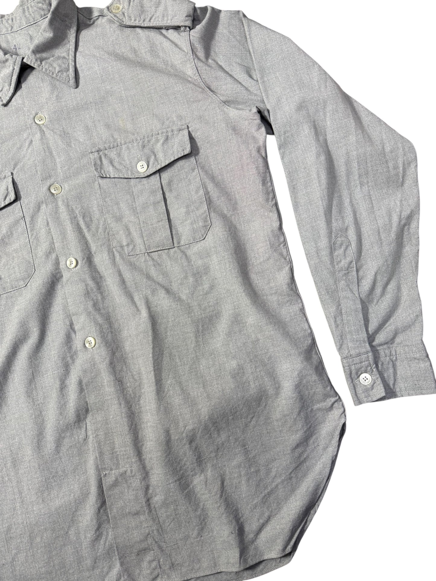 Vintage 1970s Military Work Shirt