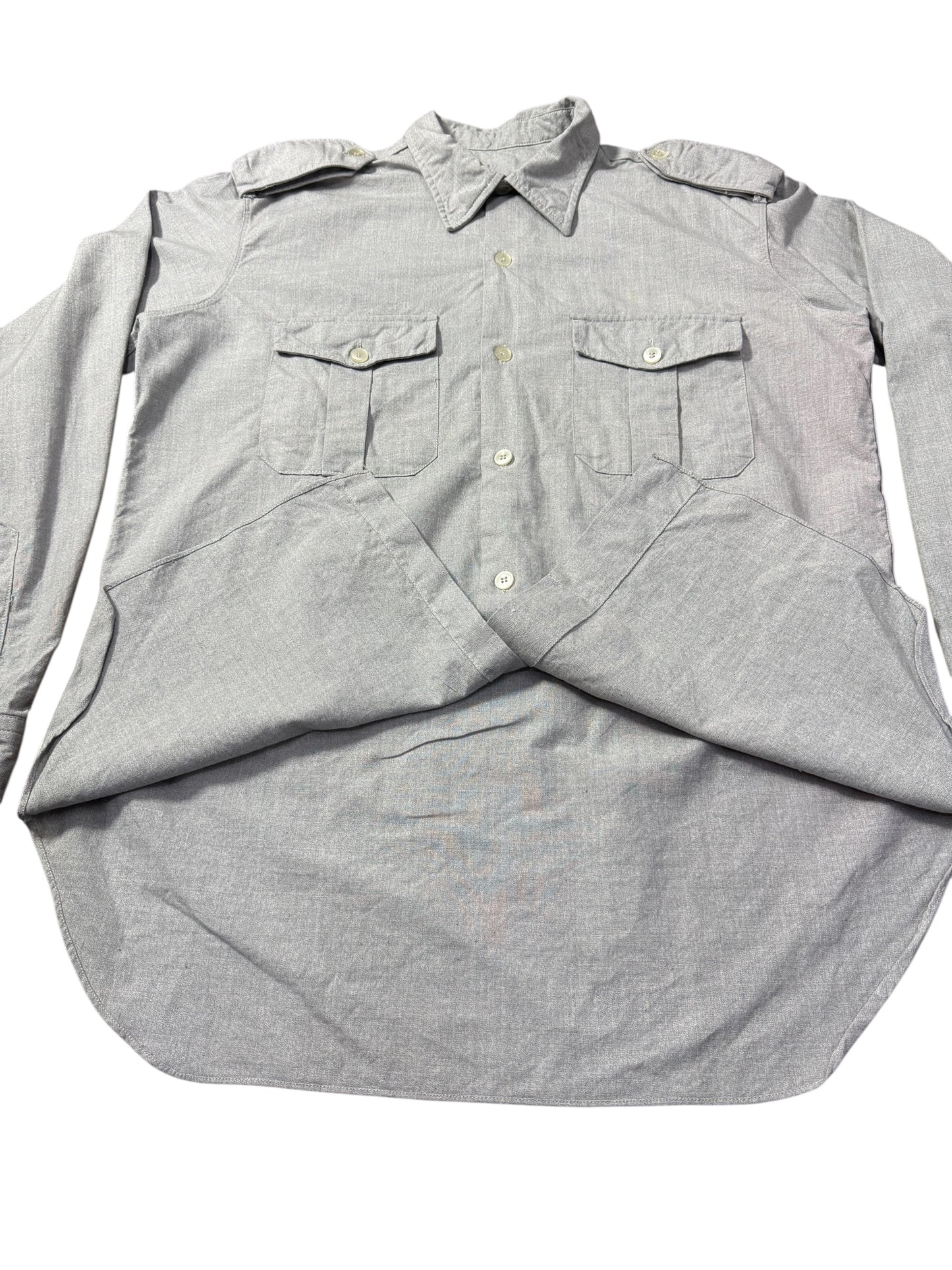 Vintage 1970s Military Work Shirt