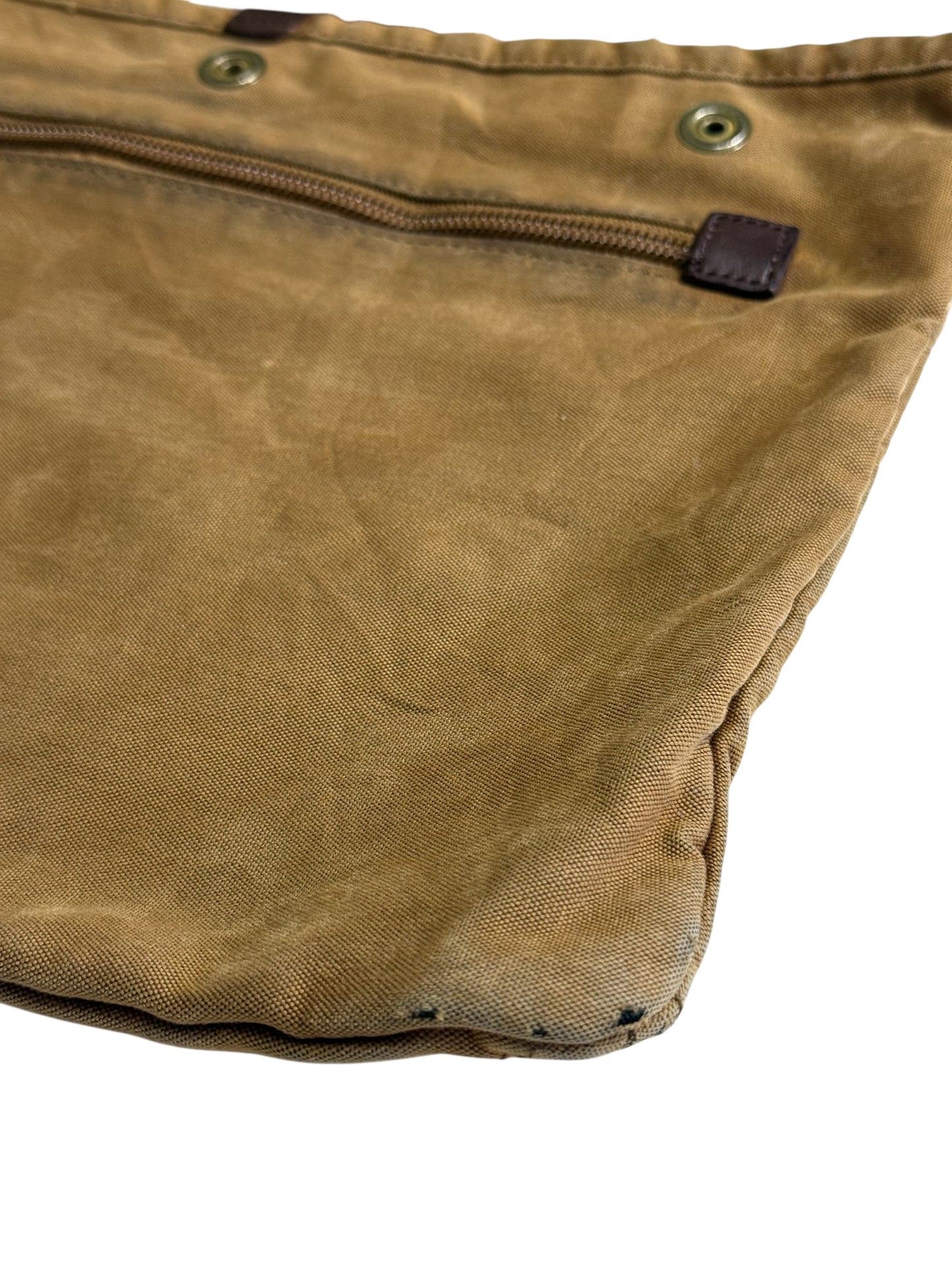 Porter Yoshida Tokyo Canvas Shoulder Bag Brown Crossbody Made in Japan