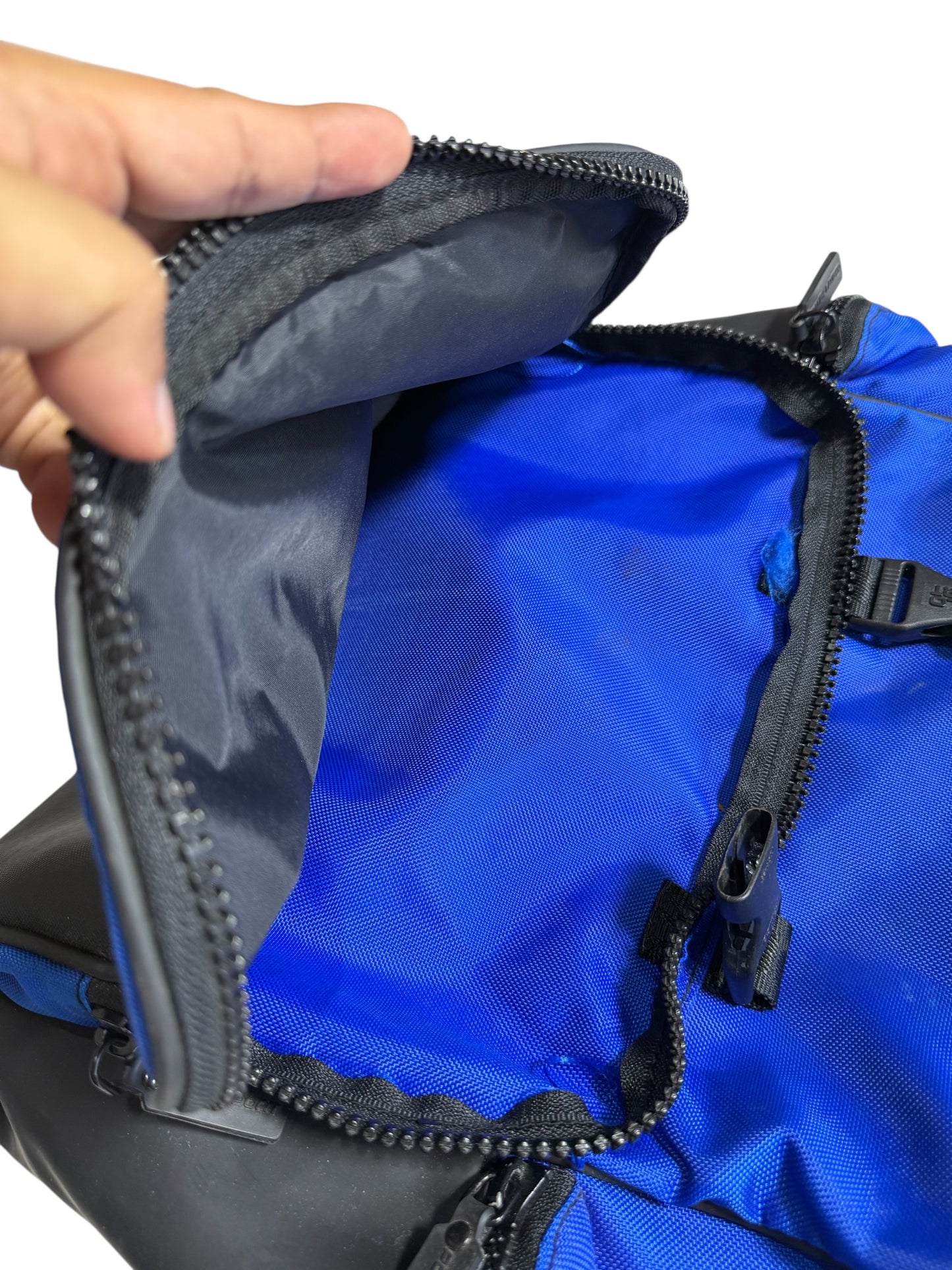 Vintage Polo Sport Ralph Lauren RL Backpack Blue Black 90s
