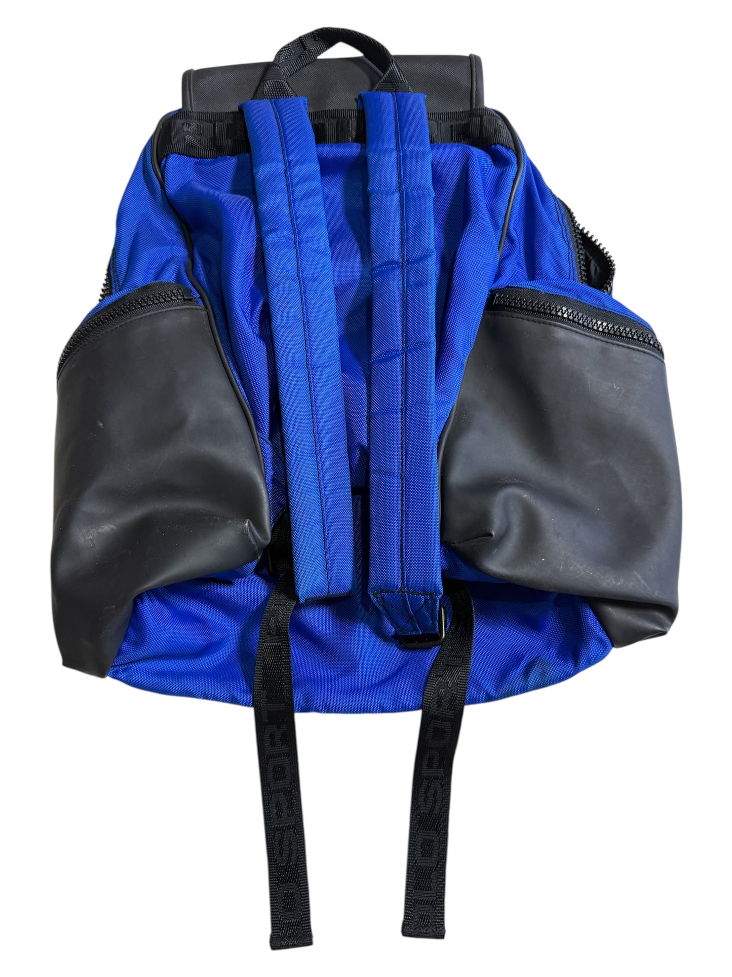 Vintage Polo Sport Ralph Lauren RL Backpack Blue Black 90s