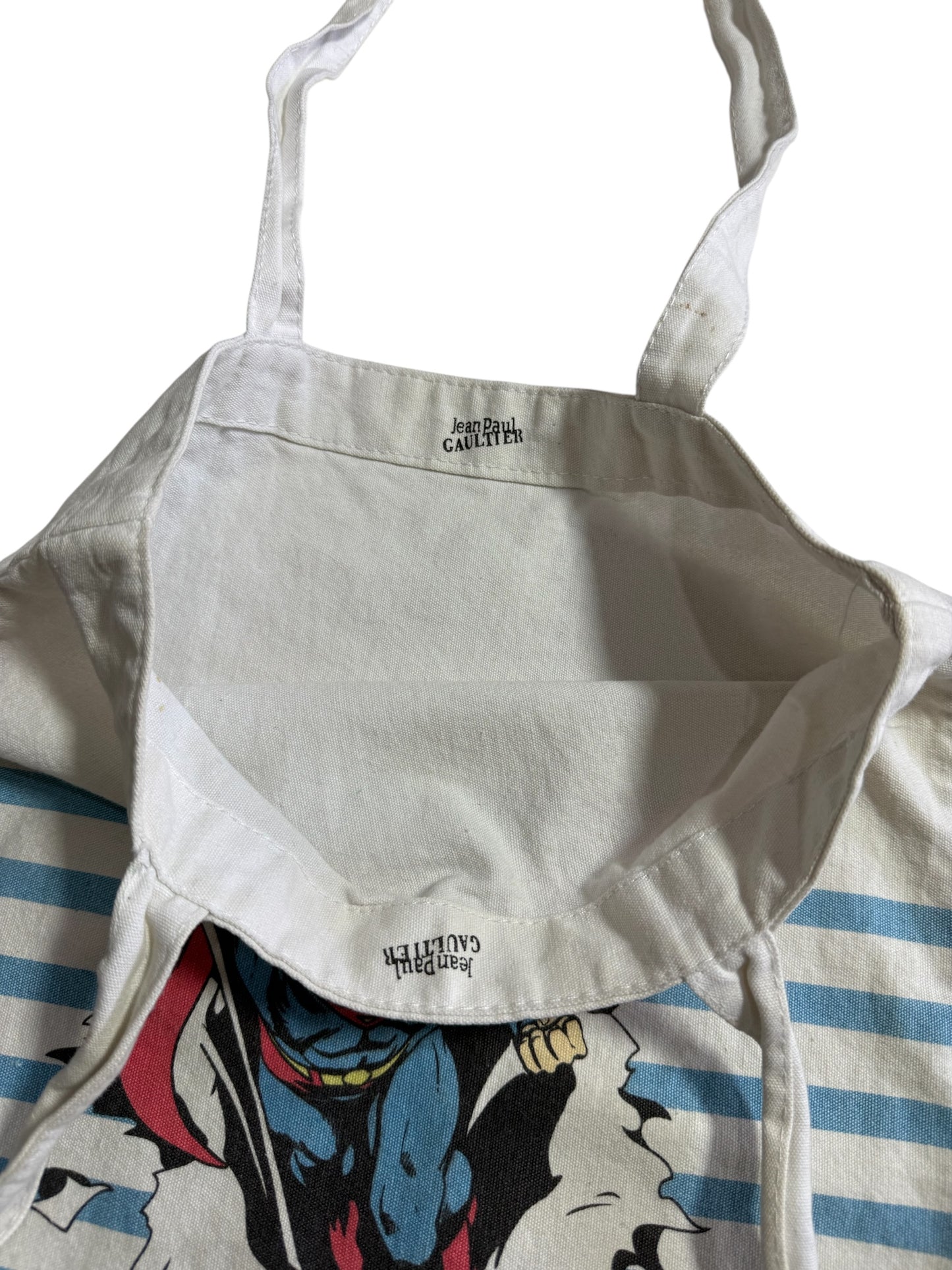 Jean Paul Gaultier DC Comics Double Graphic Tote Bag Superman Wonder Woman