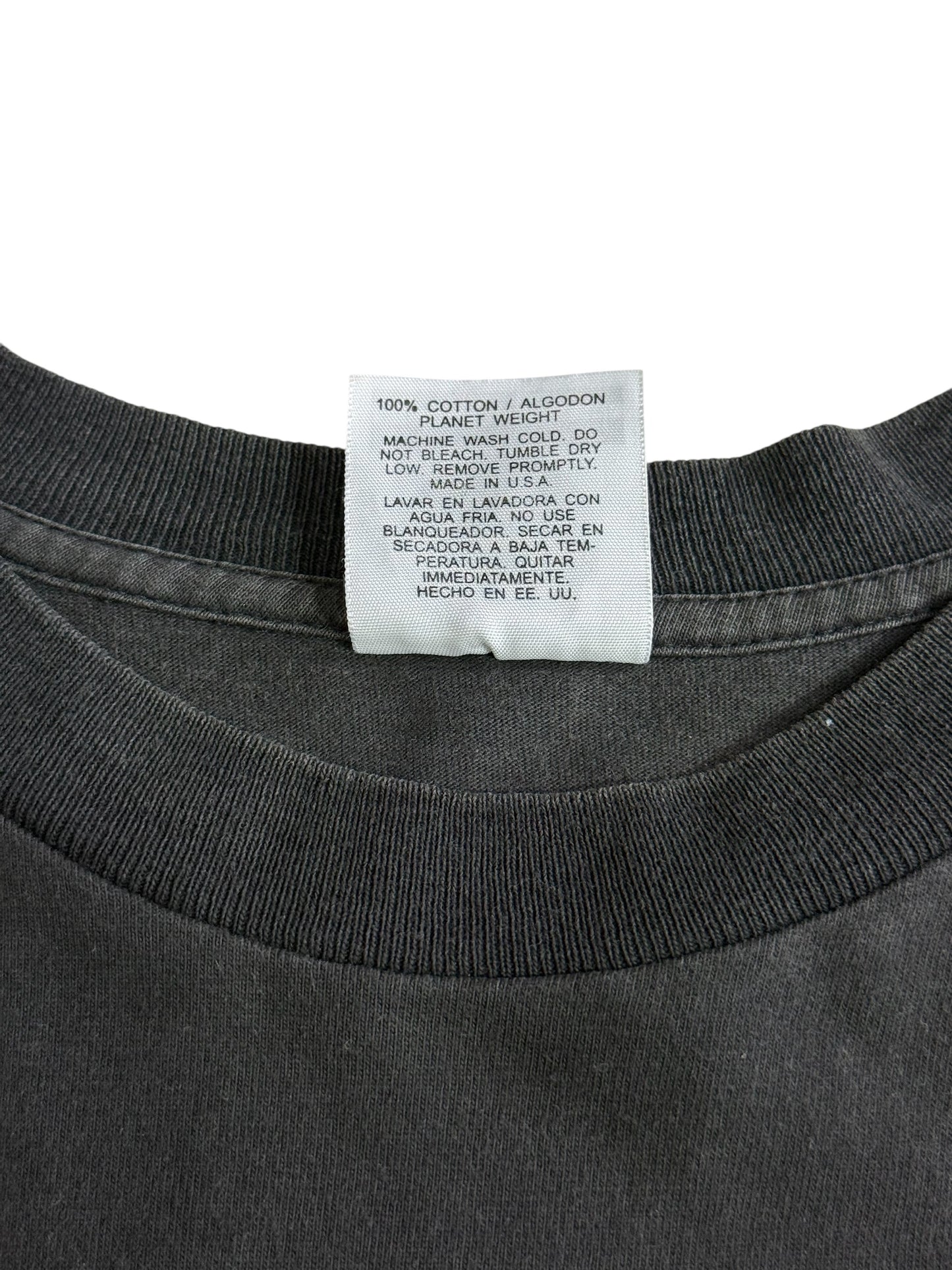 Vintage 1998 Sting NWO Long Sleeve Shirt WCW The Planet Inc Made in USA