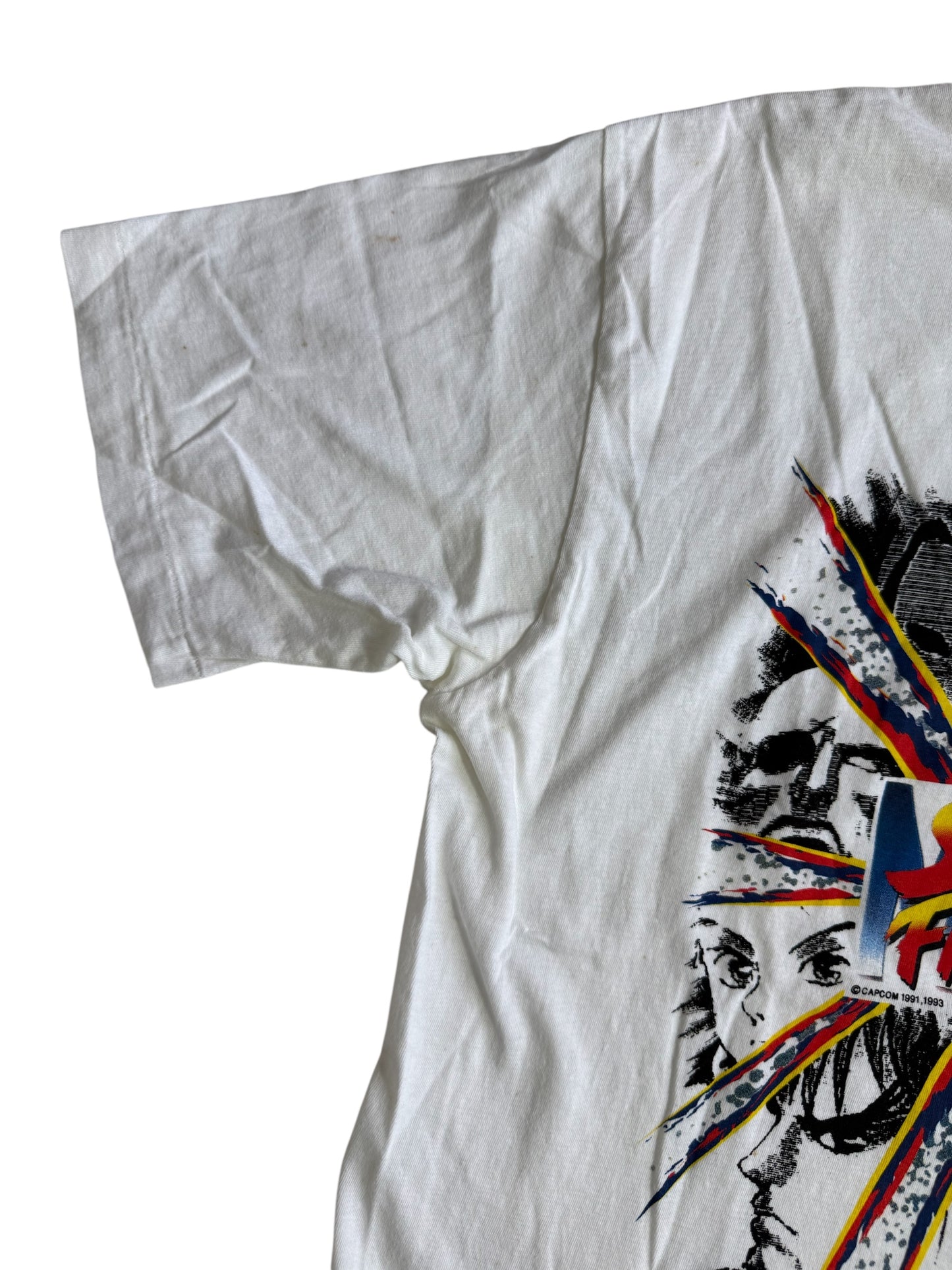 Vintage 1990s Street Fighter II T Shirt Capcom Made in Japan