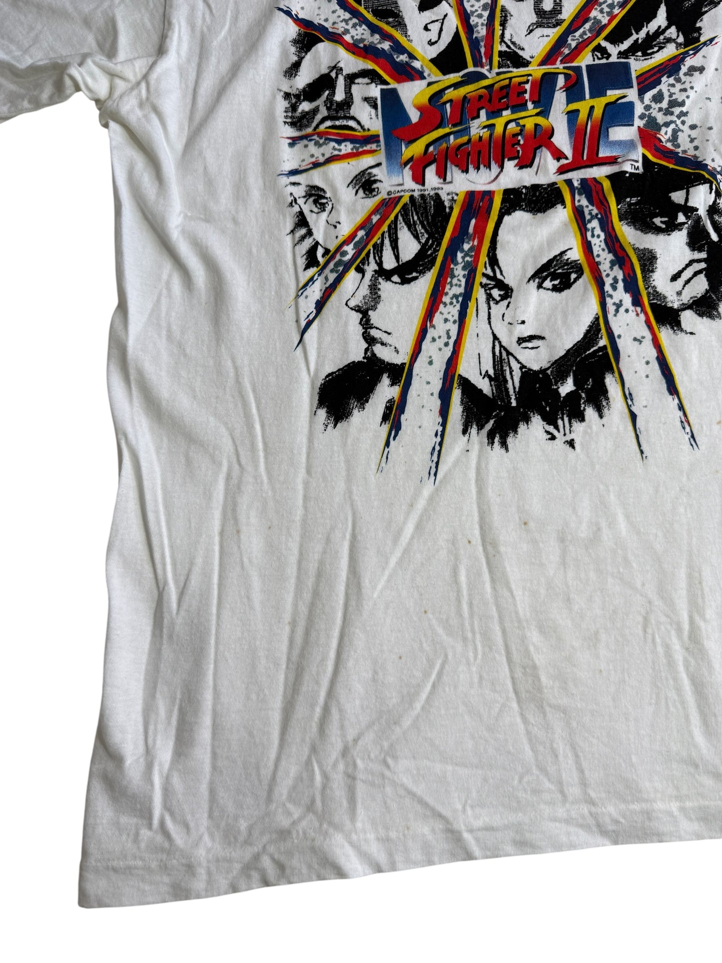 Vintage 1990s Street Fighter II T Shirt Capcom Made in Japan