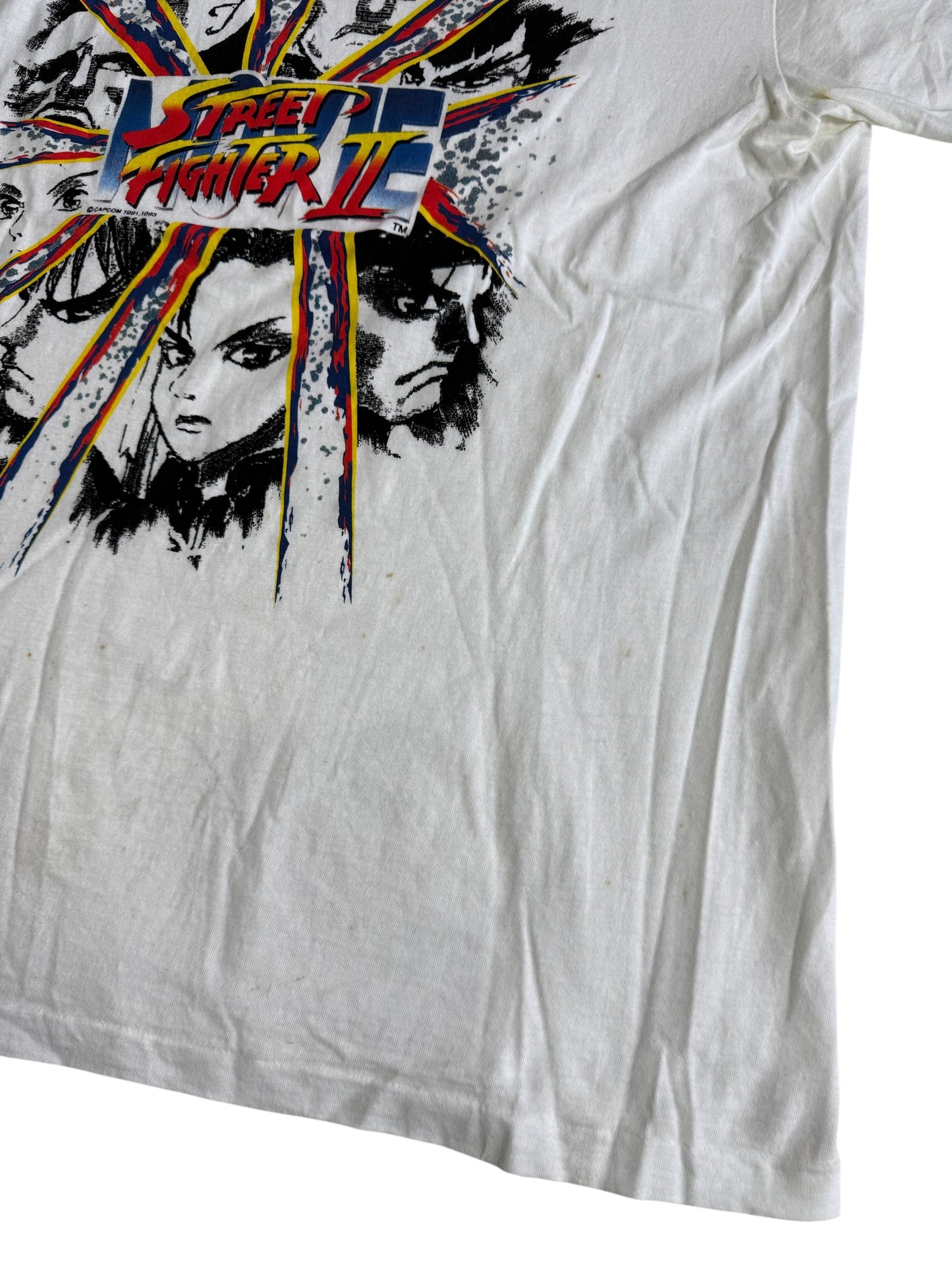 Vintage 1990s Street Fighter II T Shirt Capcom Made in Japan