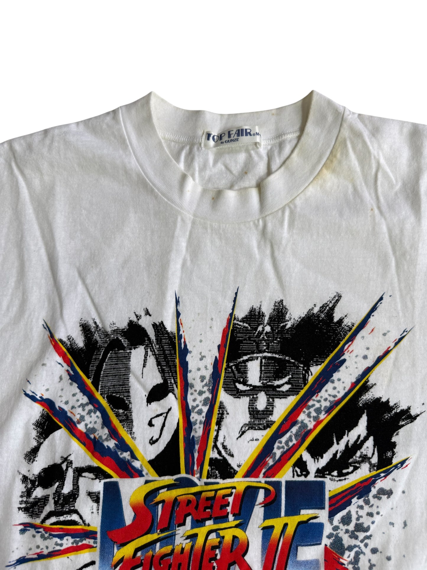 Vintage 1990s Street Fighter II T Shirt Capcom Made in Japan