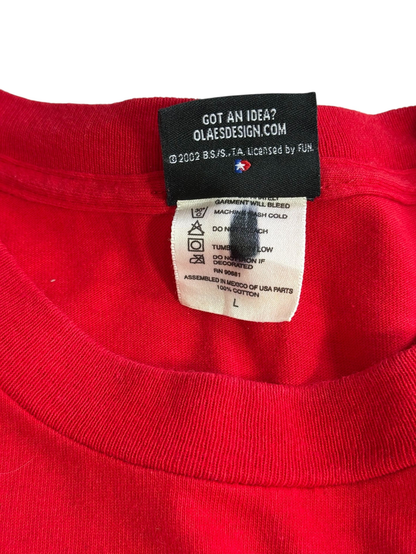 Vintage 2002 Dragon Ball Z Long Sleeve Shirt Red Anime Graphic
