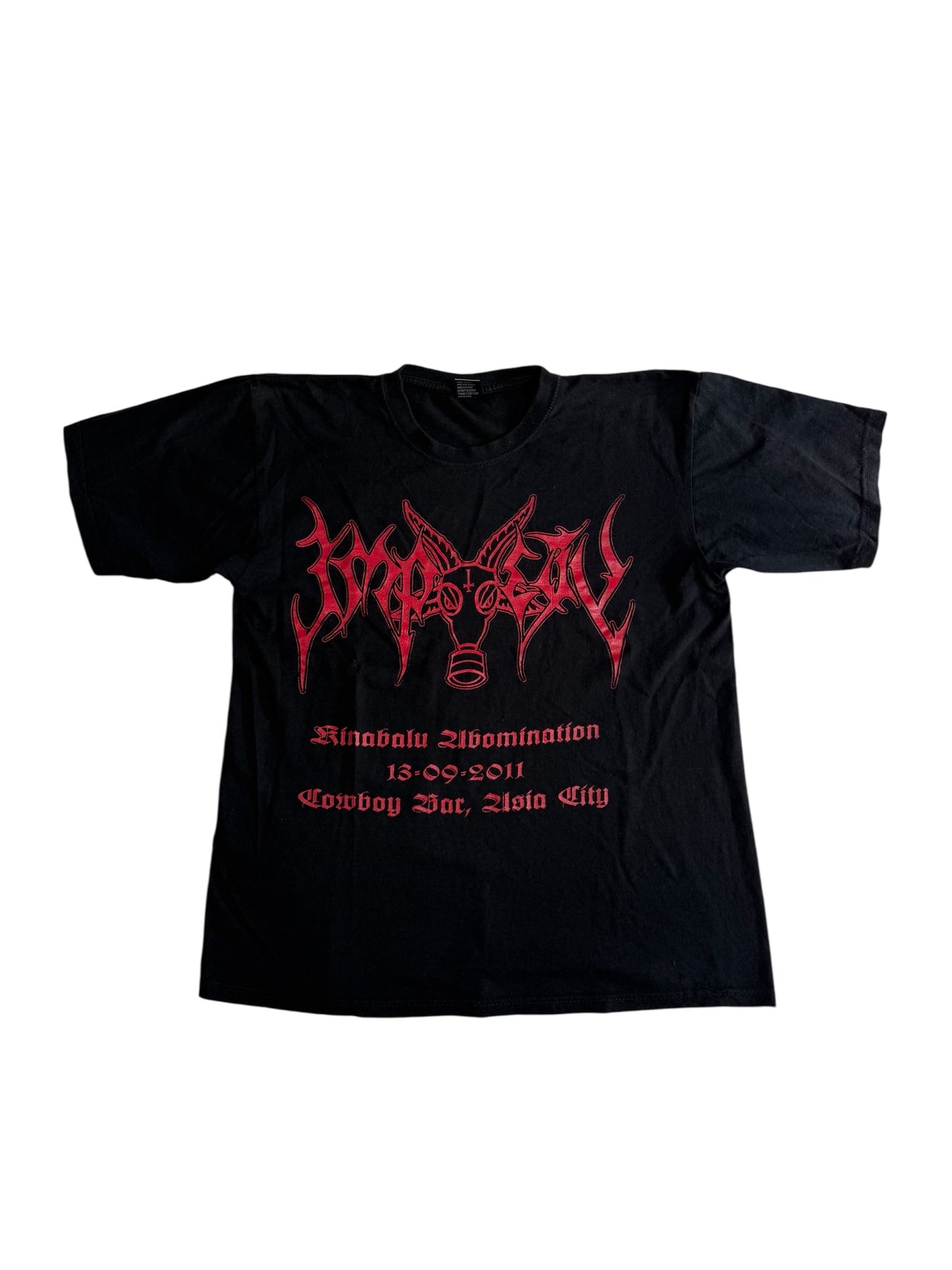 Impiety Kinabalu Abomination 2011 Gig CREW Tshirt