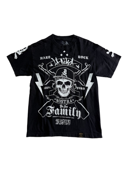 Dissizit x La Coka Nostra Graphic T Shirt Hard Rock Made In USA