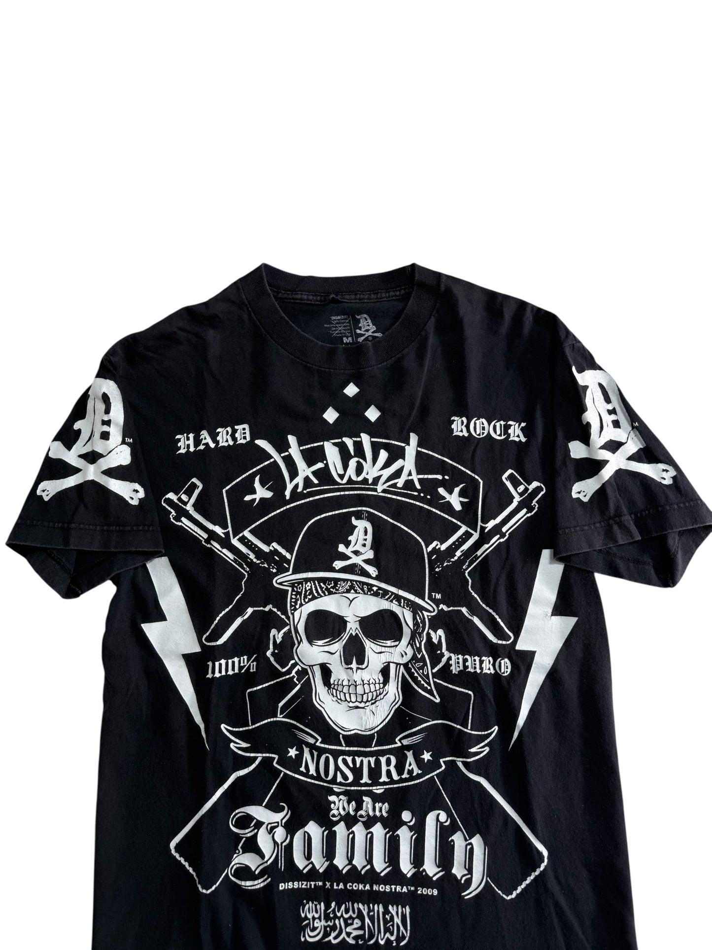 Dissizit x La Coka Nostra Graphic T Shirt Hard Rock Made In USA