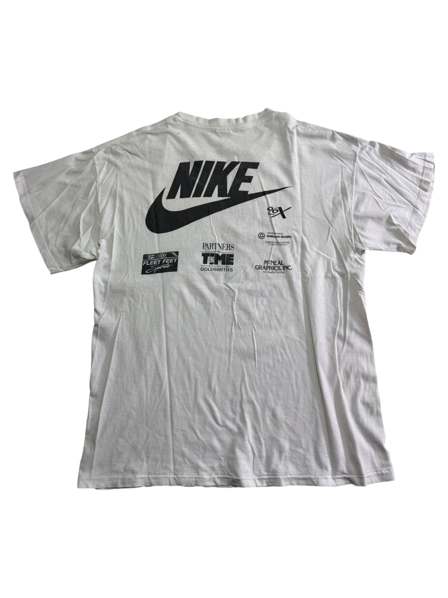 Vintage Nike Freedom Run March Of Dimes 1996 Memphis Tshirt