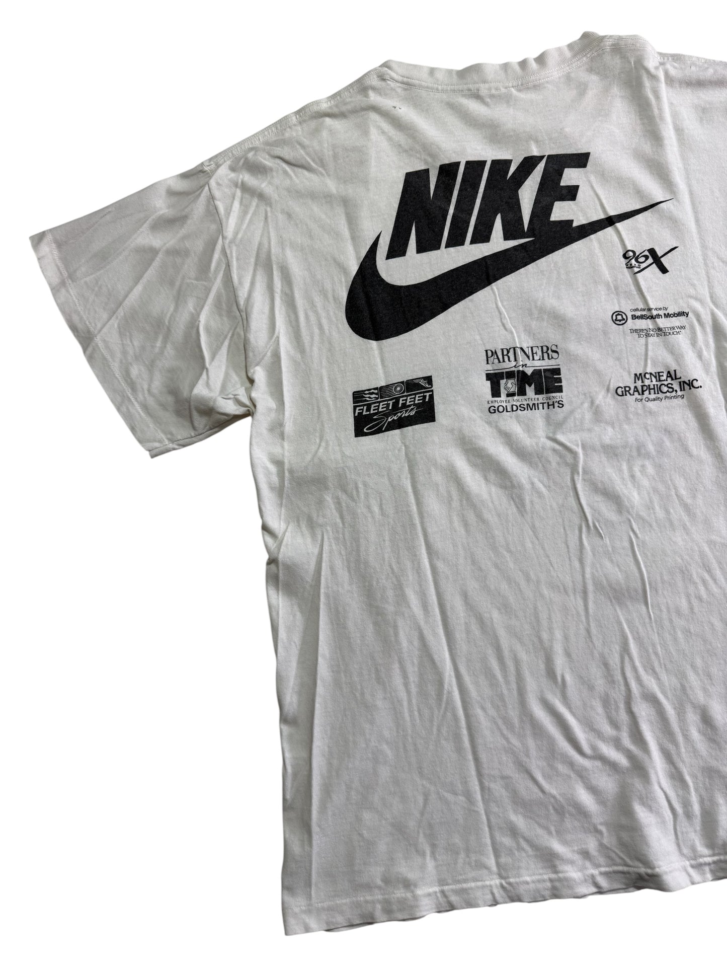 Vintage Nike Freedom Run March Of Dimes 1996 Memphis Tshirt
