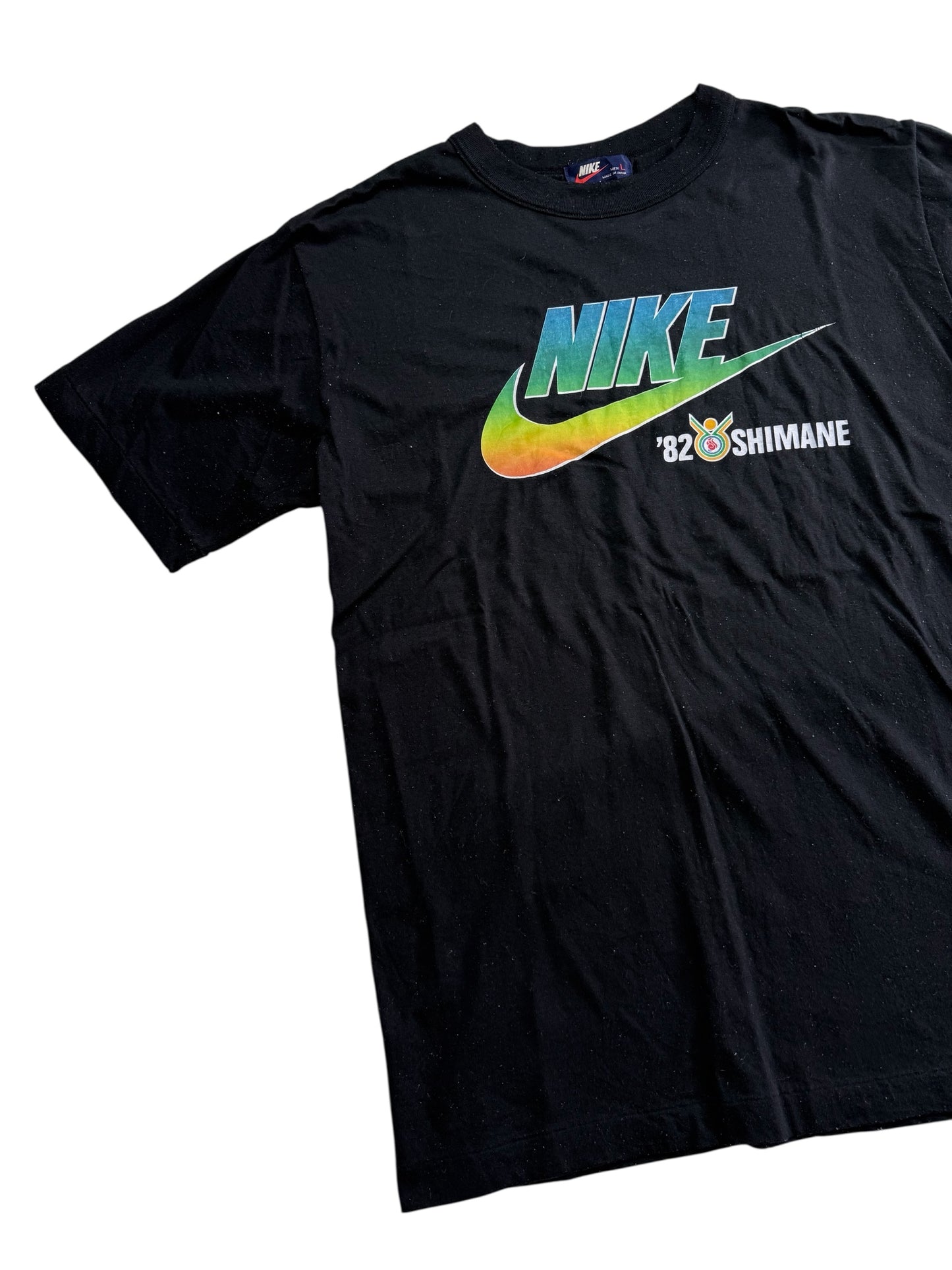Vintage Nike ’82 Shimane T Shirt Made in Japan Nike Big Swoosh