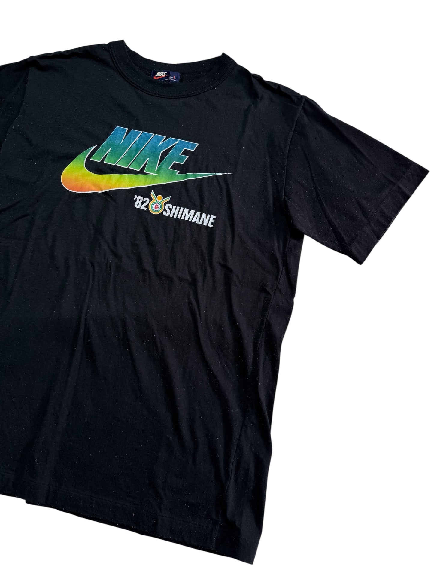 Vintage Nike ’82 Shimane T Shirt Made in Japan Nike Big Swoosh
