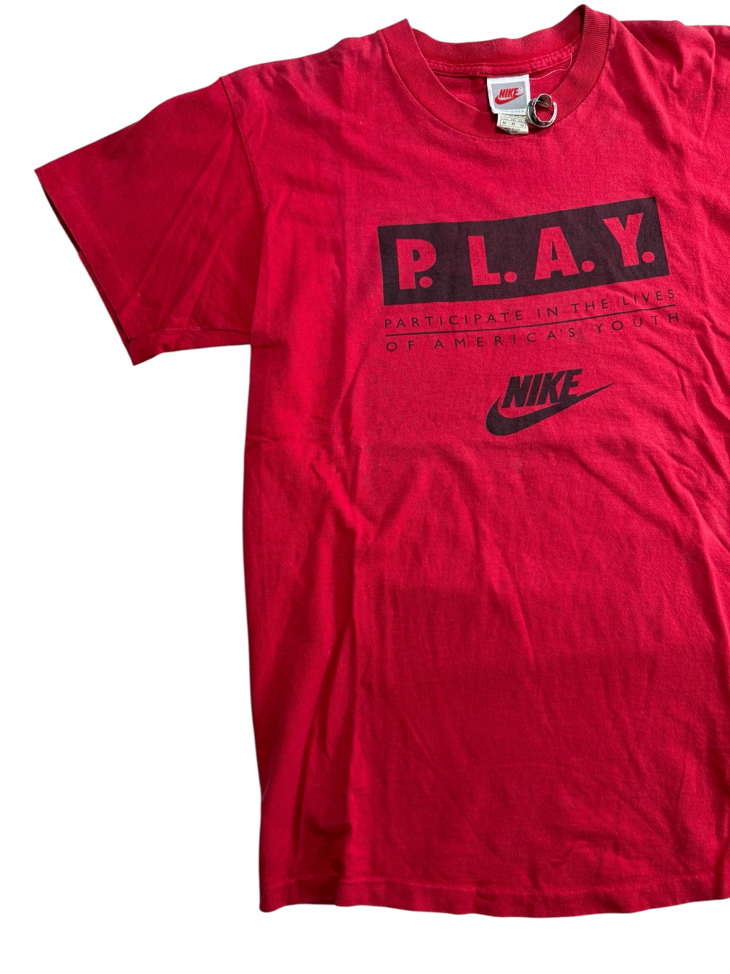 Vintage Nike P.L.A.Y T Shirt Made in USA
