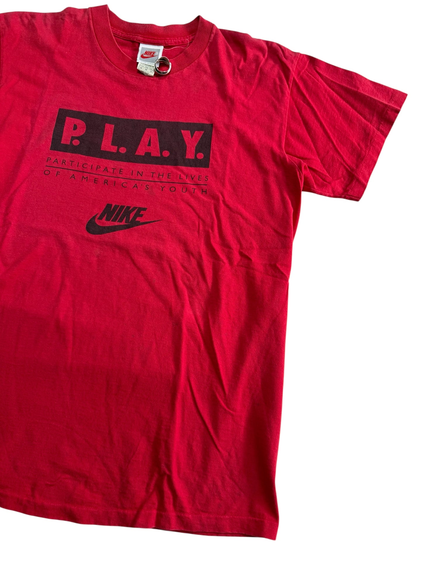 Vintage Nike P.L.A.Y T Shirt Made in USA
