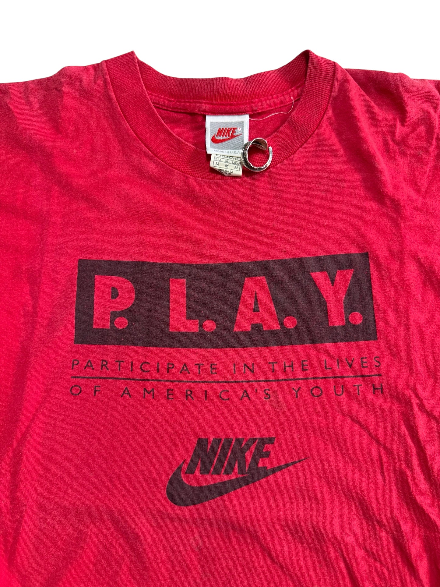 Vintage Nike P.L.A.Y T Shirt Made in USA
