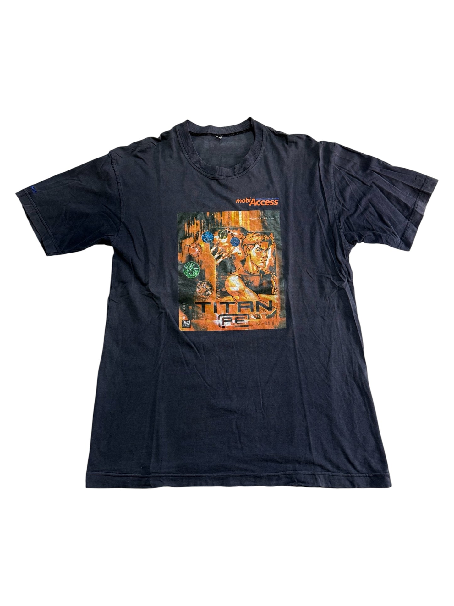 Vintage Titan A.E Movie Promo Tshirt Mobikom Promo