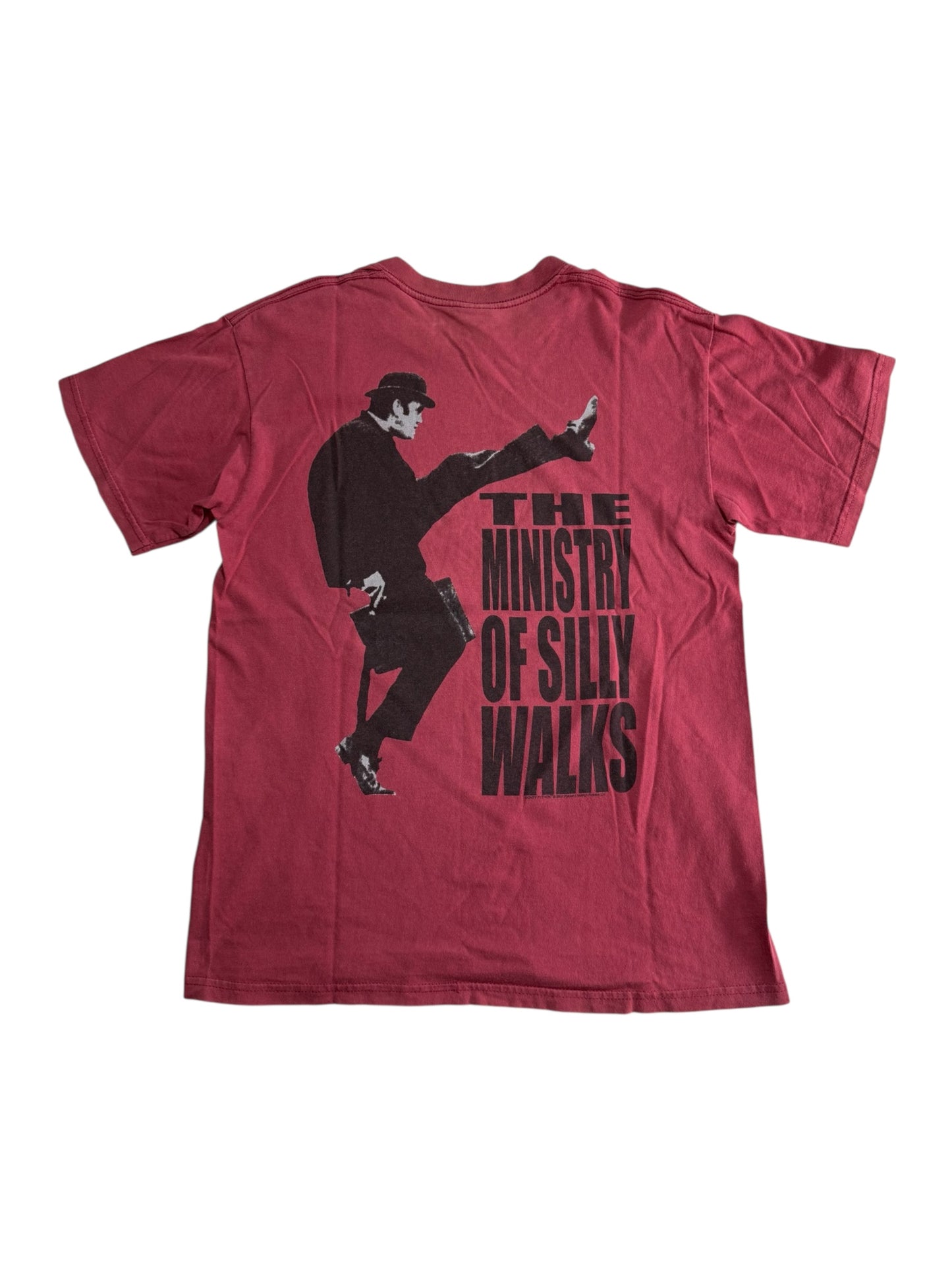 Vintage Y2K Monty Python Ministry of Silly Walks Tshirt Comedy Graphic