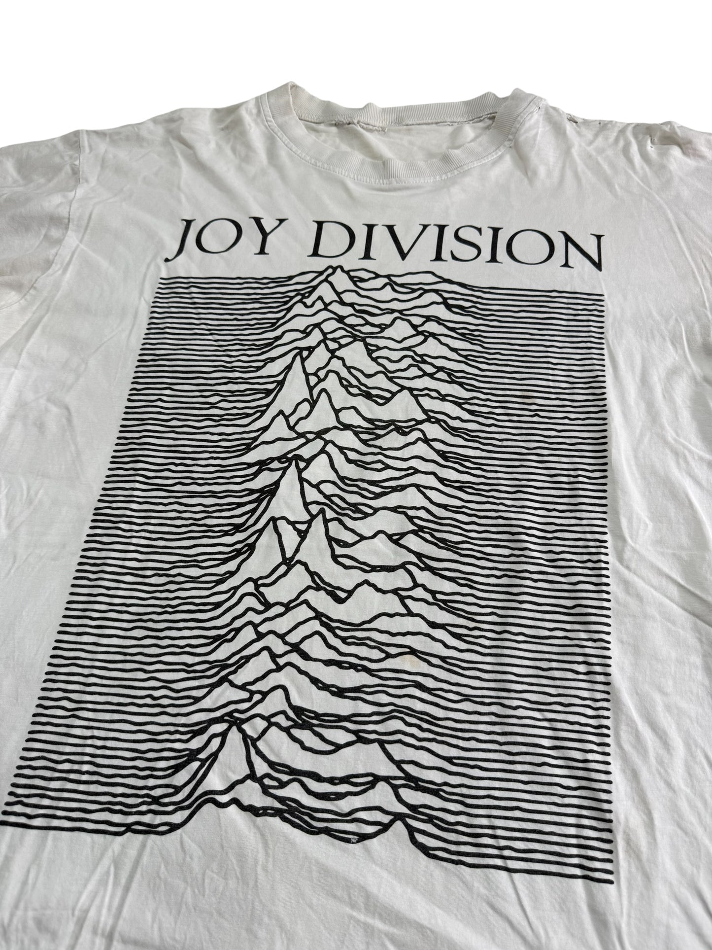 Joy Division Unknown Pleasures Band Tshirt Distressed