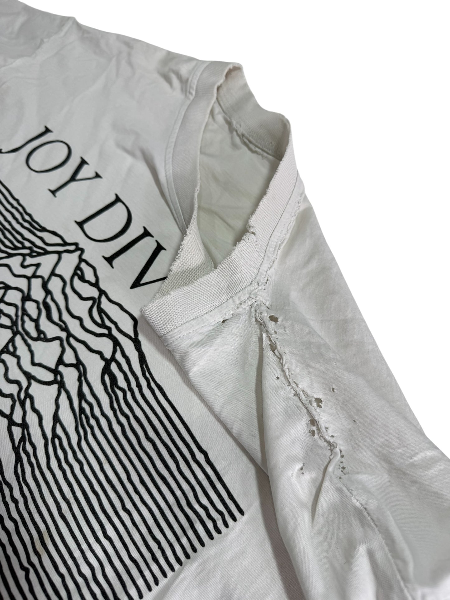 Joy Division Unknown Pleasures Band Tshirt Distressed