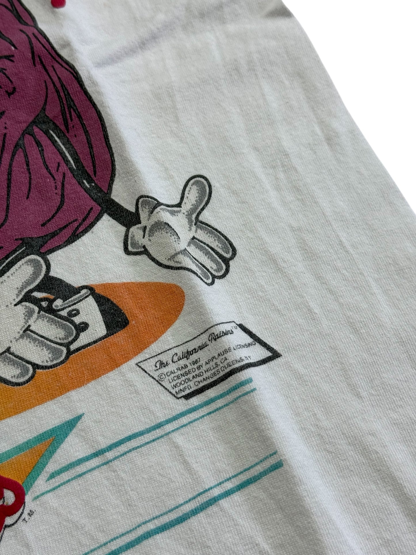 Vintage California Raisins “I Heard It Through The Grapevine” Graphic T Shirt 80s Promo