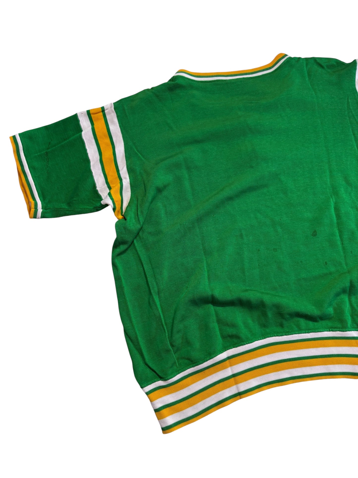 Vintage 1960s-70s Mason Athletic Wear Half Zip Jersey Shirt