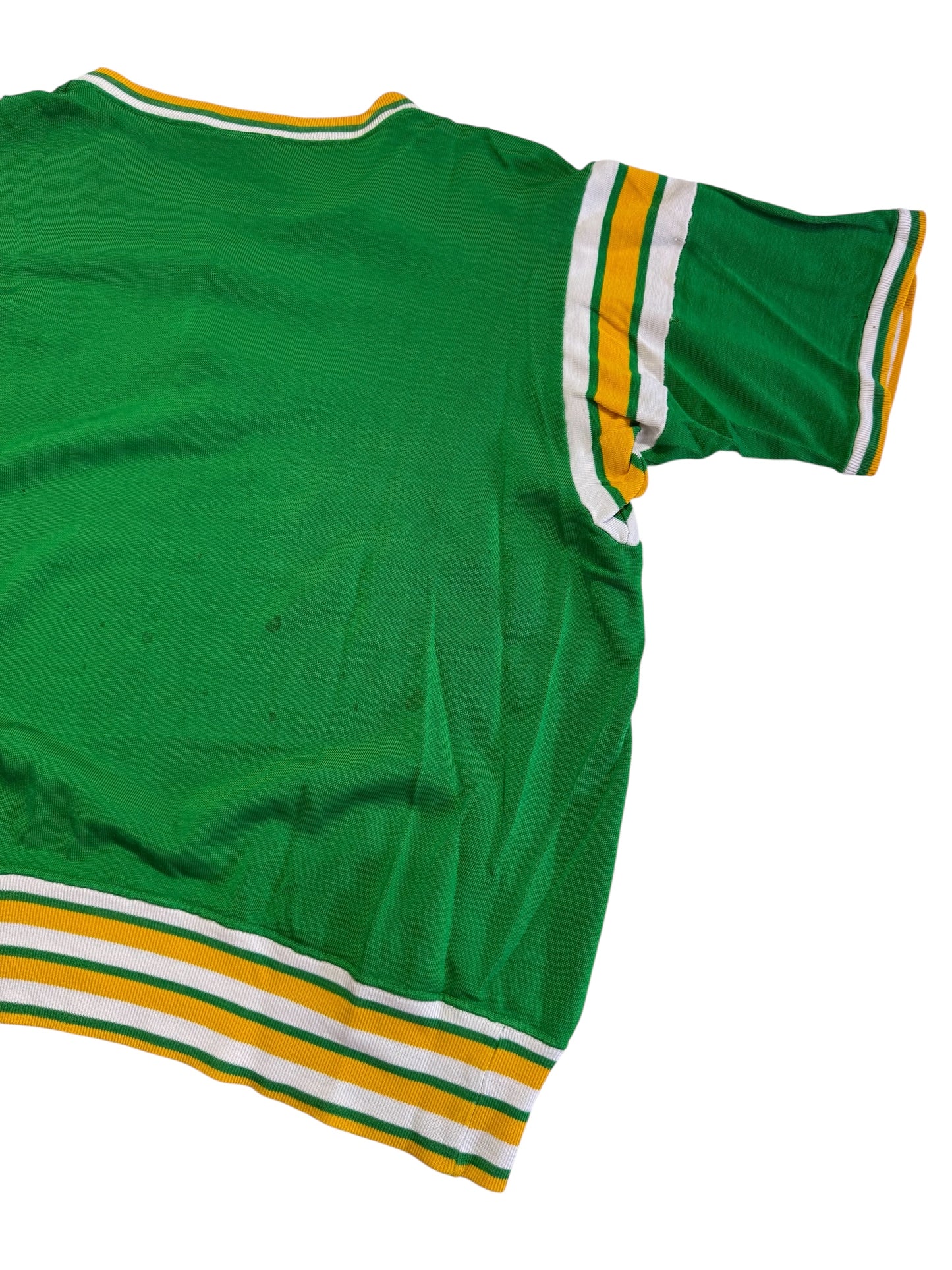 Vintage 1960s-70s Mason Athletic Wear Half Zip Jersey Shirt