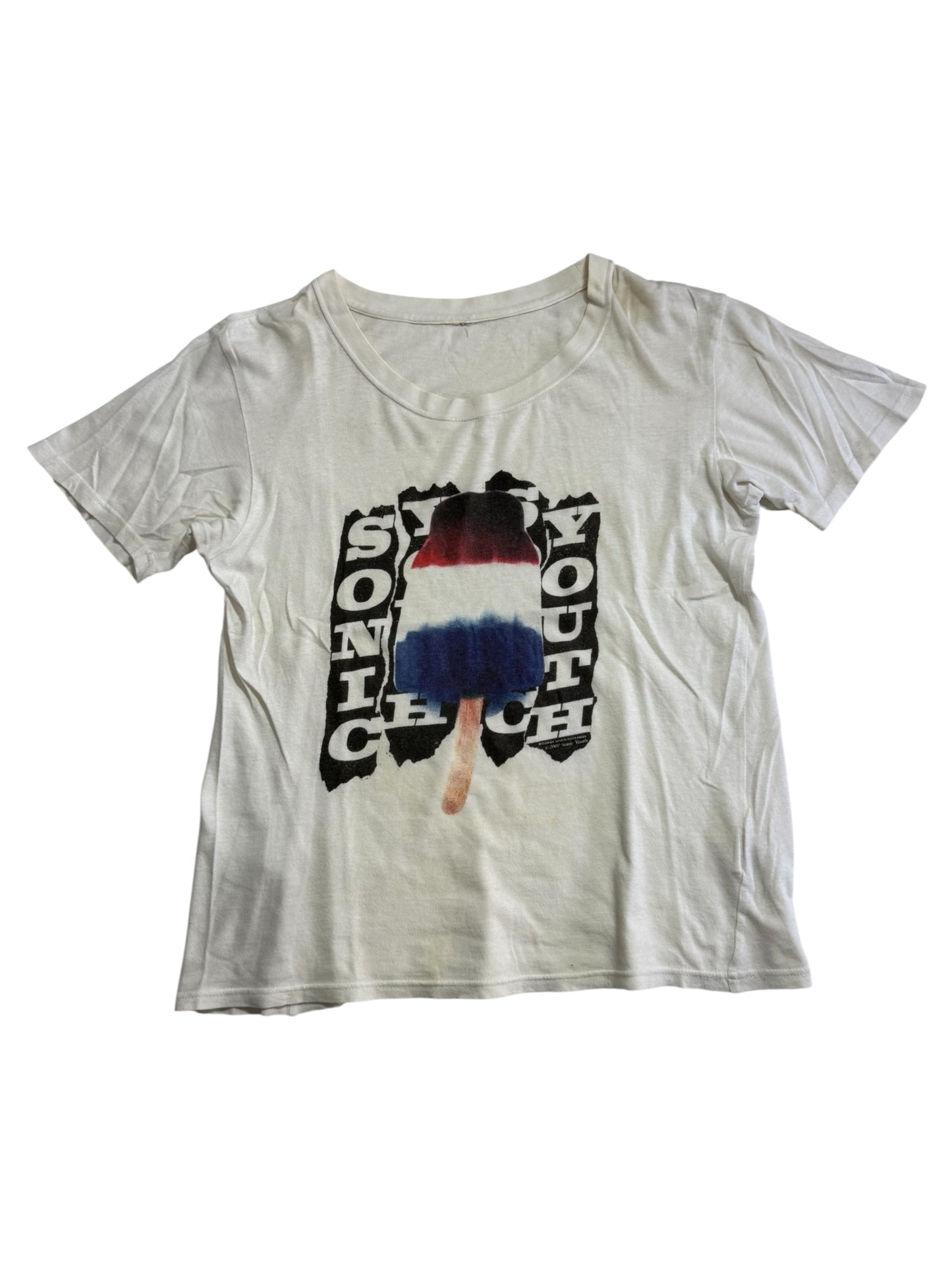 Sonic Youth Band T Shirt 2007 Popsicle Tannis Root Indie Rock