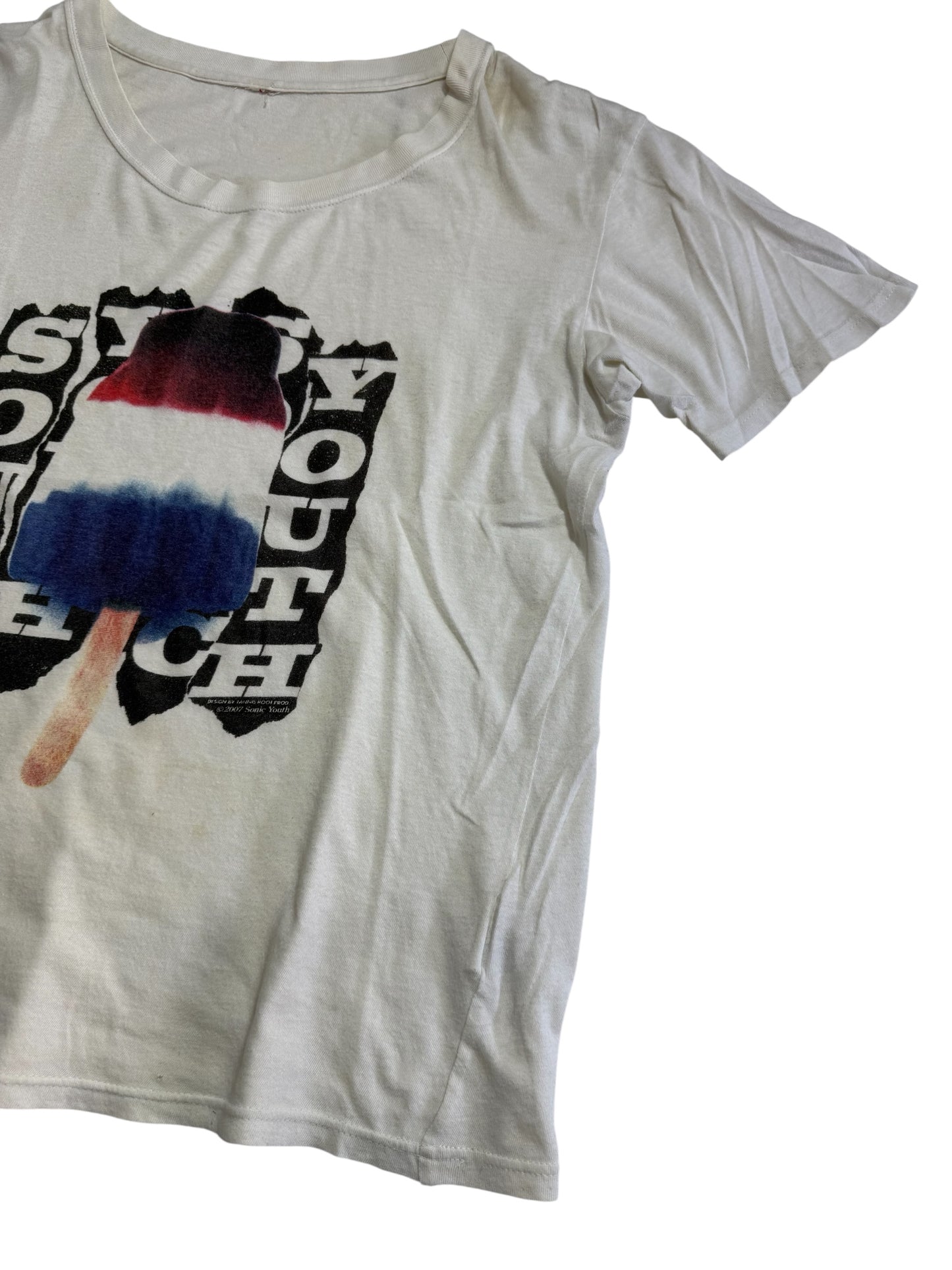 Sonic Youth Band T Shirt 2007 Popsicle Tannis Root Indie Rock