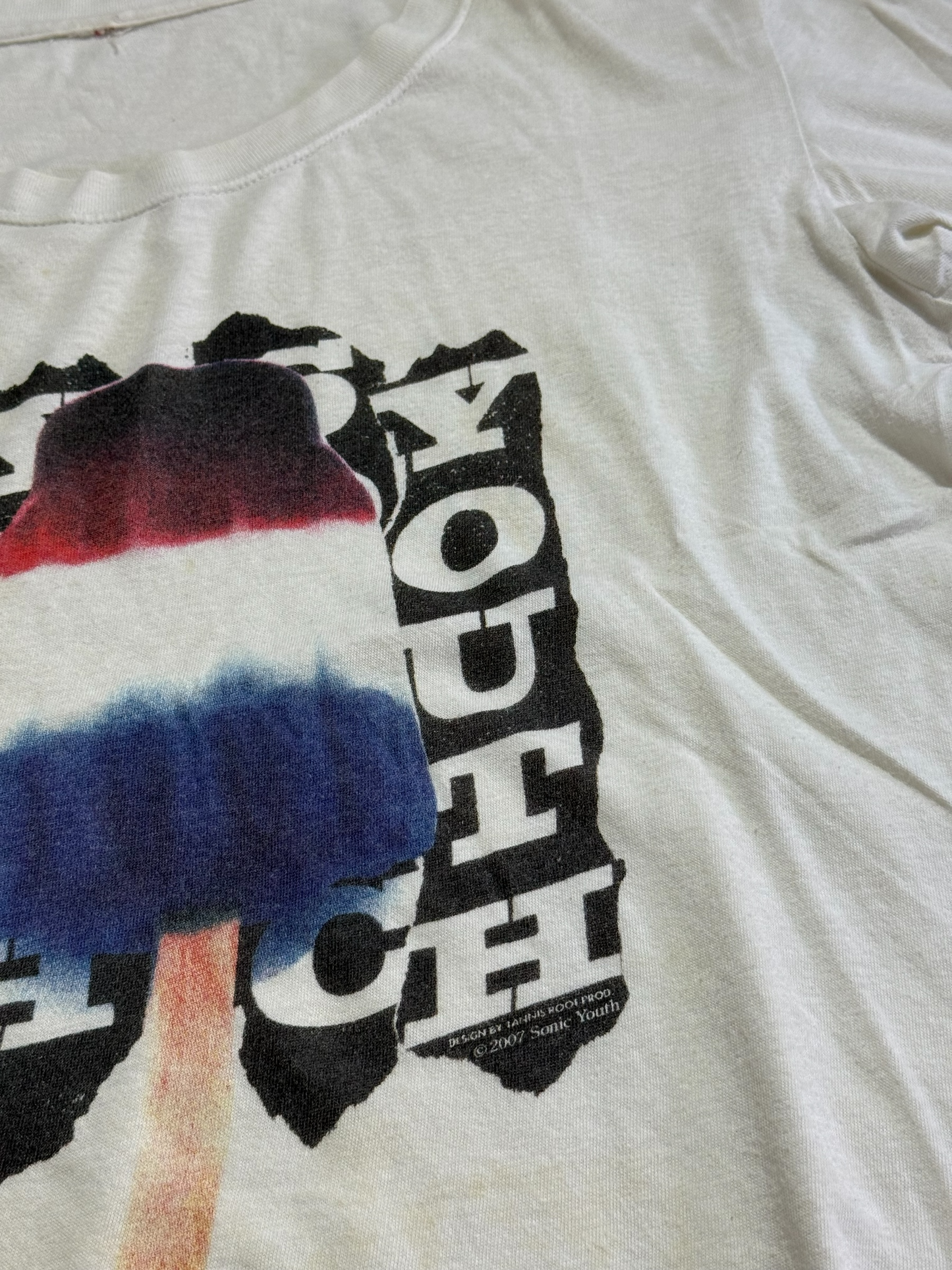 Sonic Youth Band T Shirt 2007 Popsicle Tannis Root Indie Rock