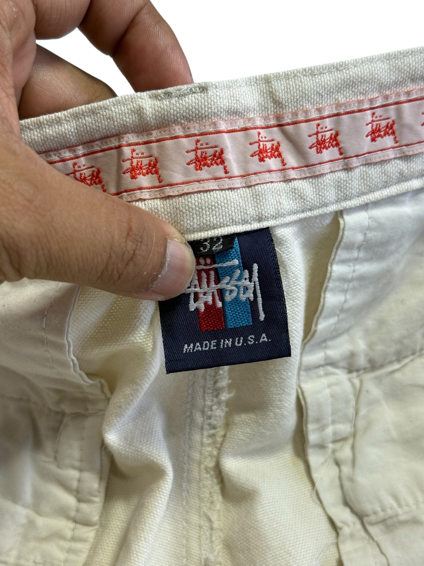 Vintage Stussy Shorts Cargo Pants Made In Usa