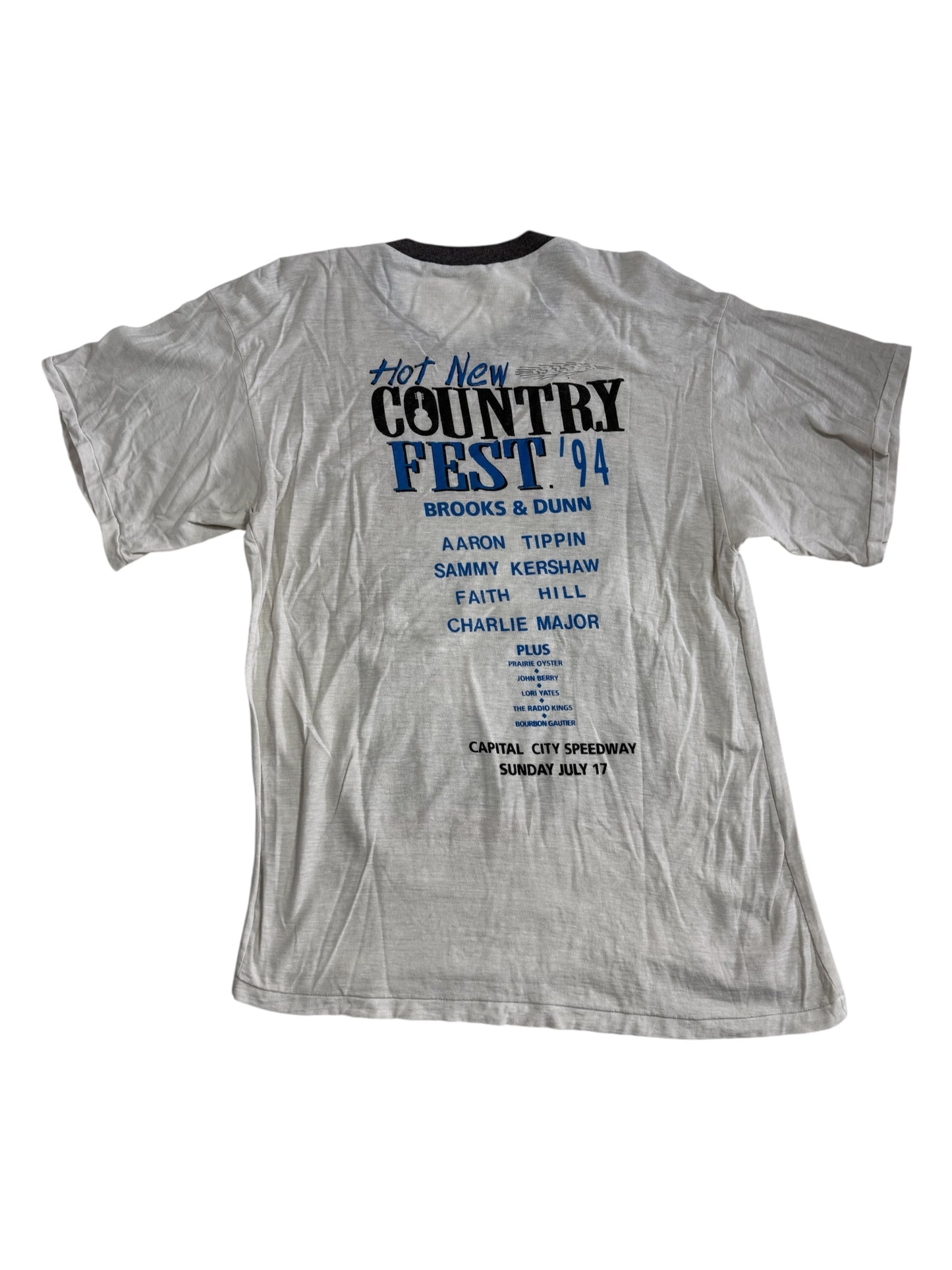 Vintage 1994 Brooks & Dunn Country Fest Tour Concert Tshirt