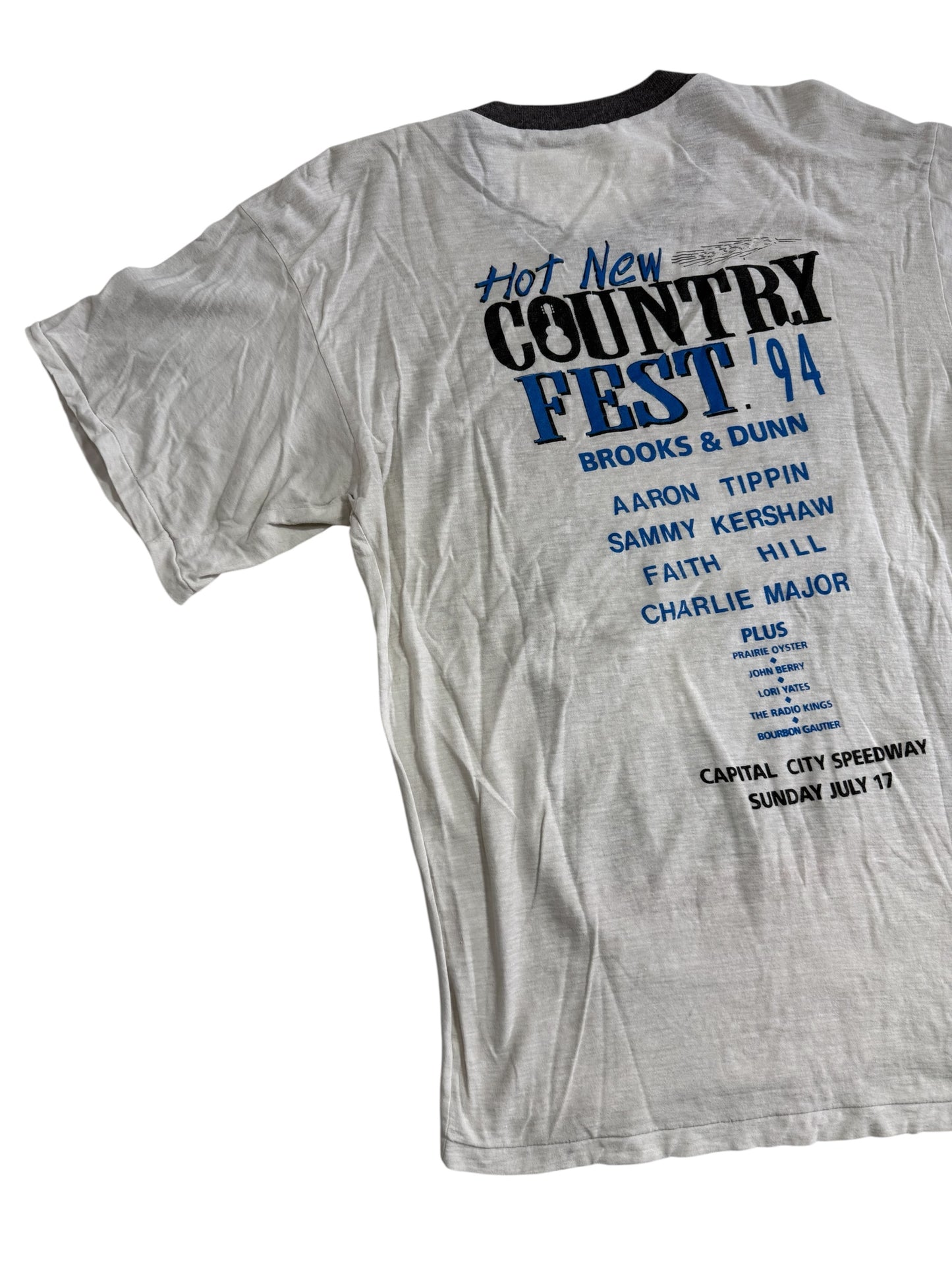 Vintage 1994 Brooks & Dunn Country Fest Tour Concert Tshirt