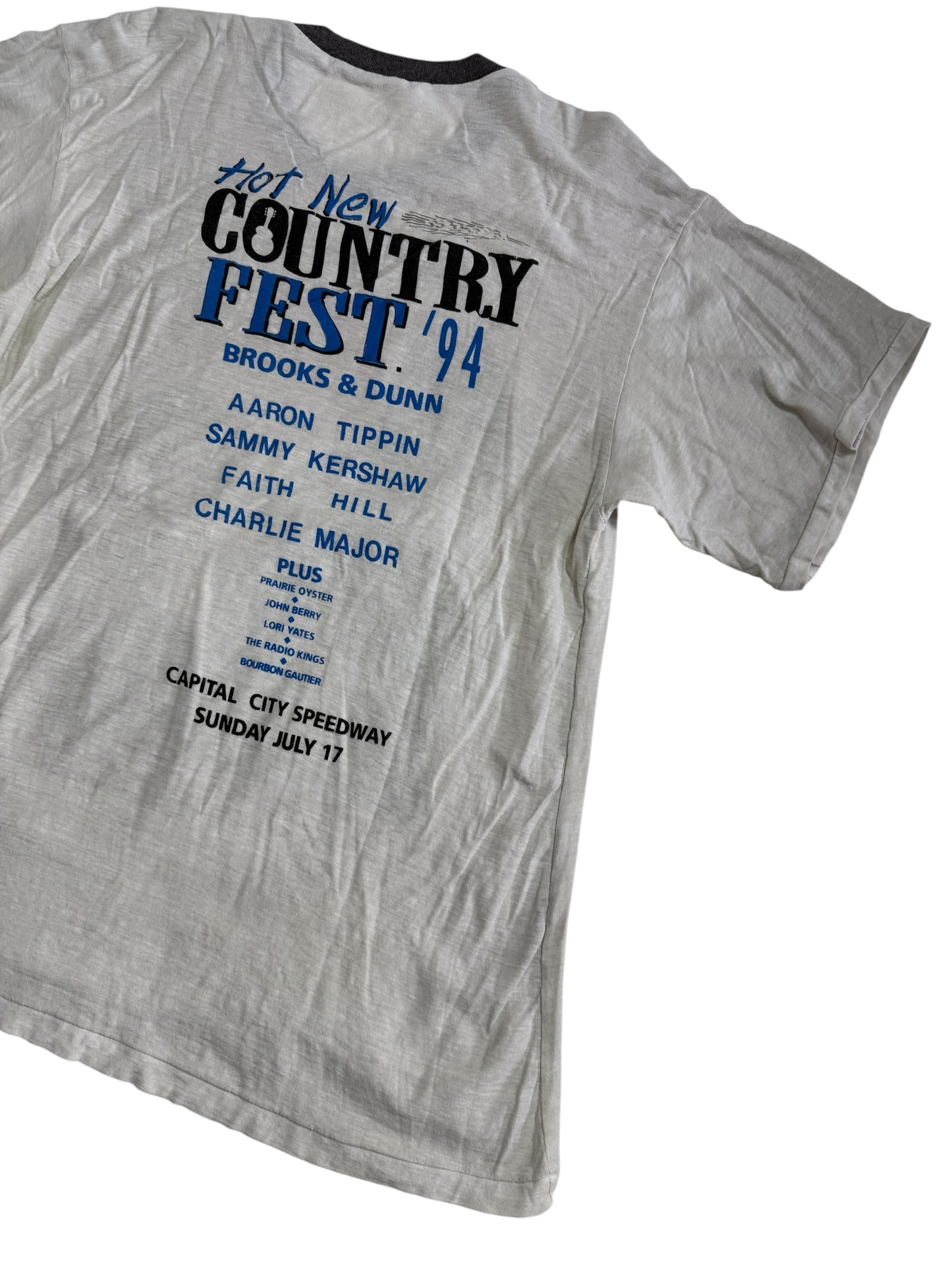 Vintage 1994 Brooks & Dunn Country Fest Tour Concert Tshirt