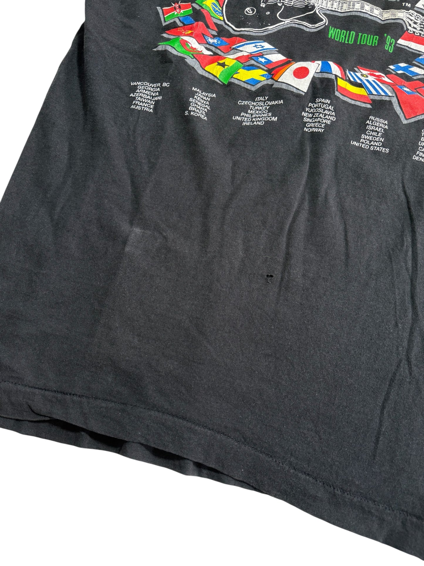 BB King World Tour 1993 Vintage Tshirt