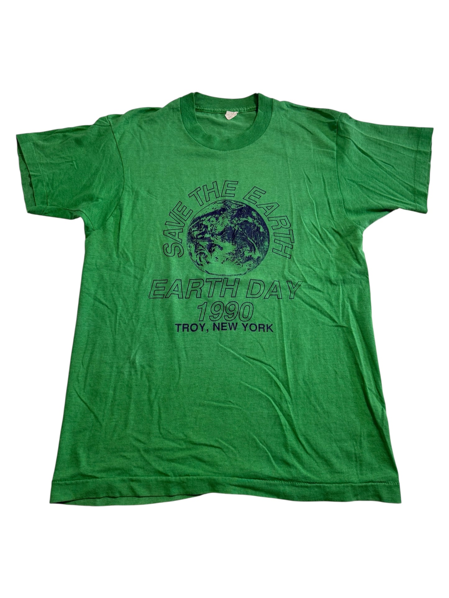 Vintage 1990 Earth Day Save The Earth Environmental Tshirt