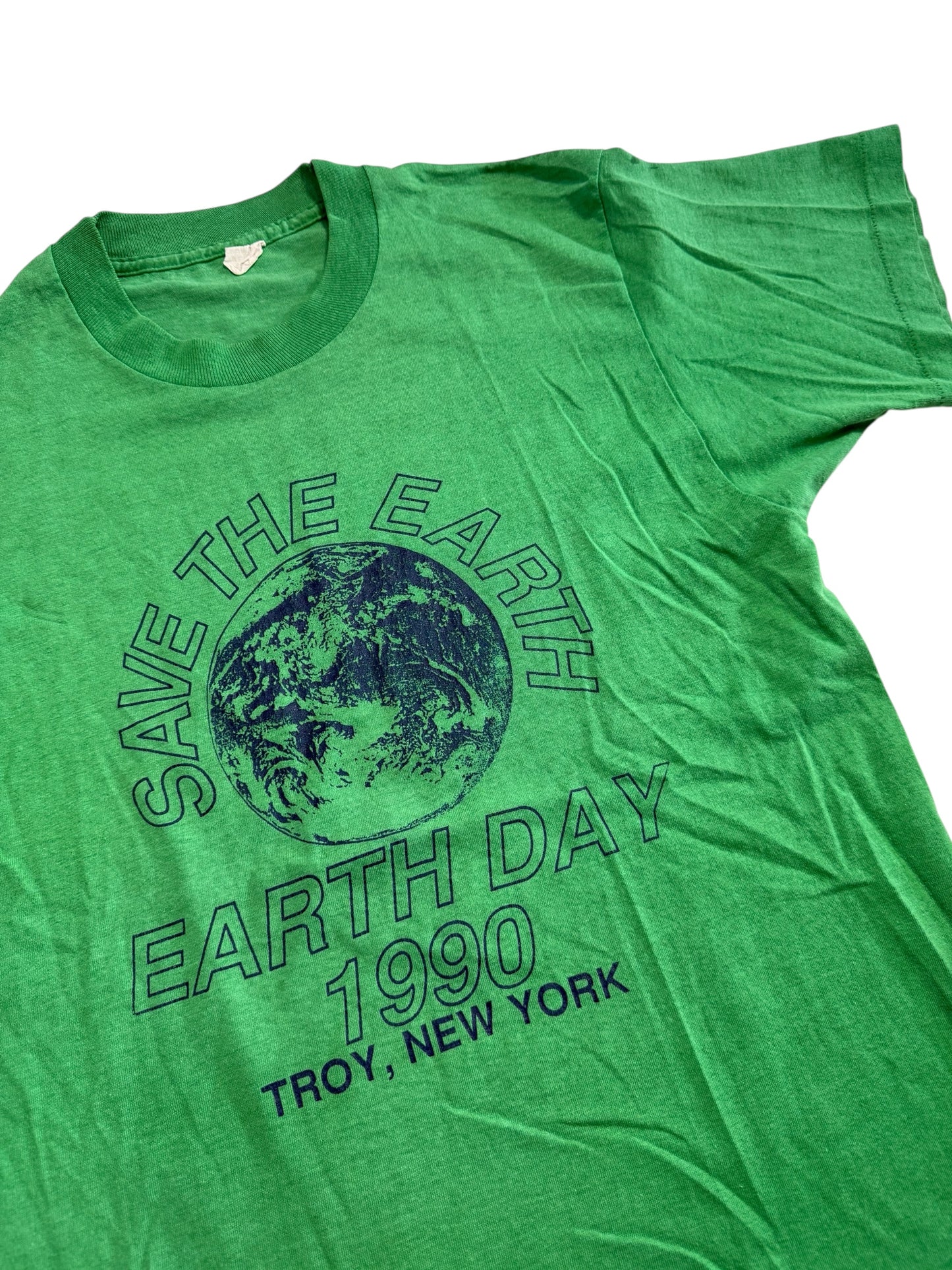 Vintage 1990 Earth Day Save The Earth Environmental Tshirt