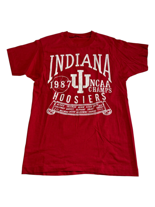 Vintage Indiana Hoosiers 1987 NCAA Champs Tshirt