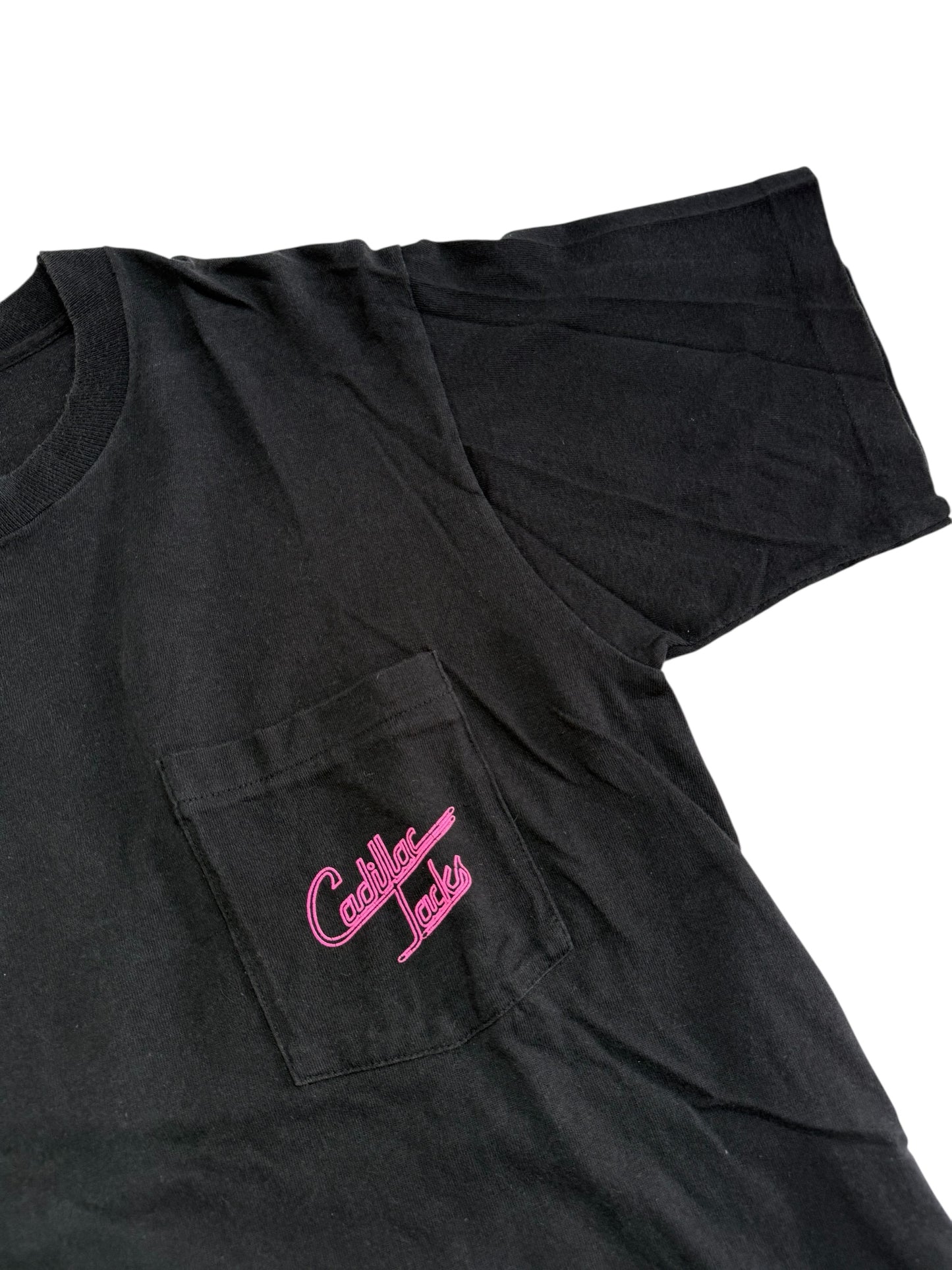 Vintage 80s Cadillac Jack’s Bar & Grill Pocket Tshirt