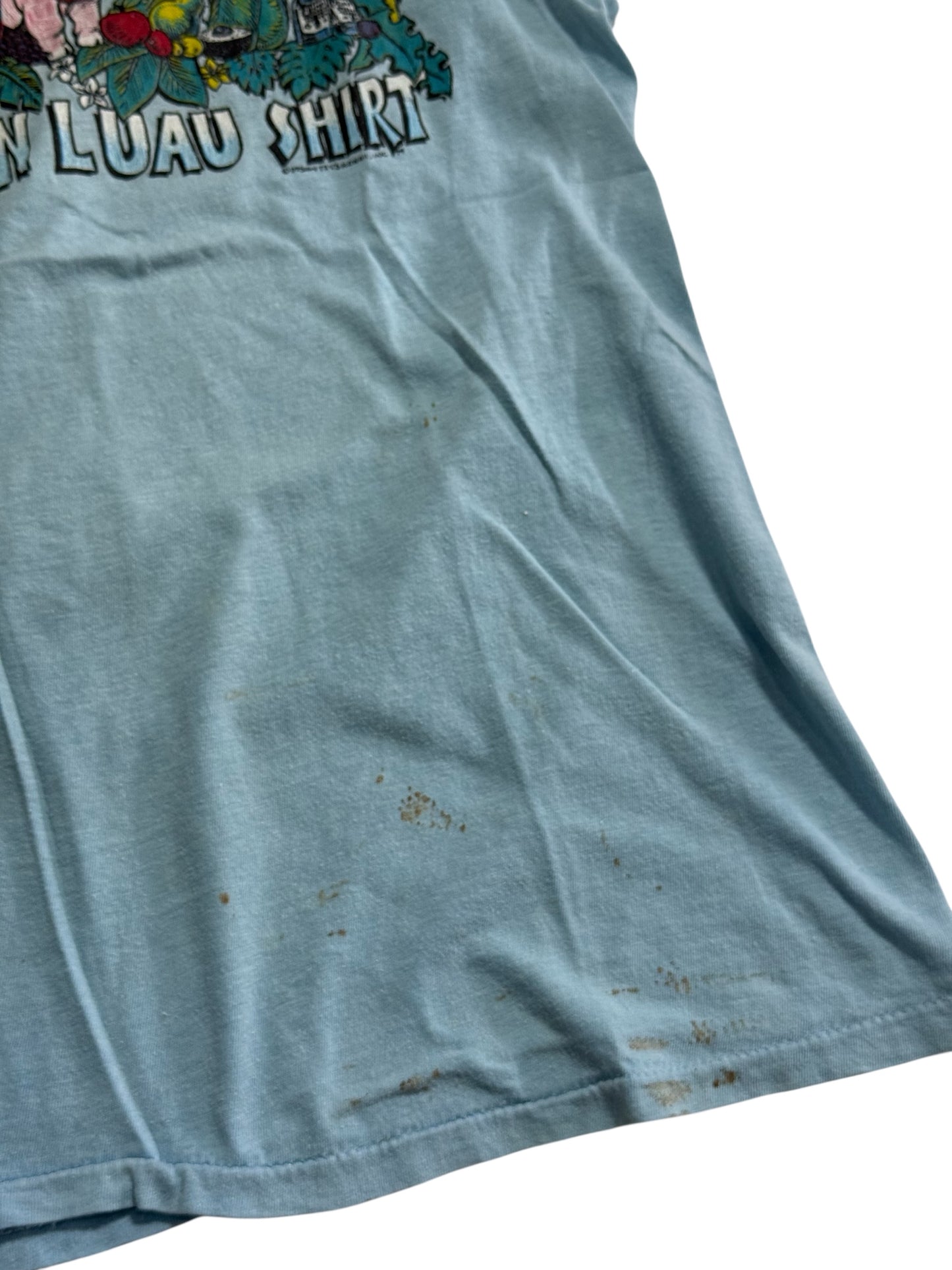 Vintage 1979 Hawaiian Luau Graphic Tshirt