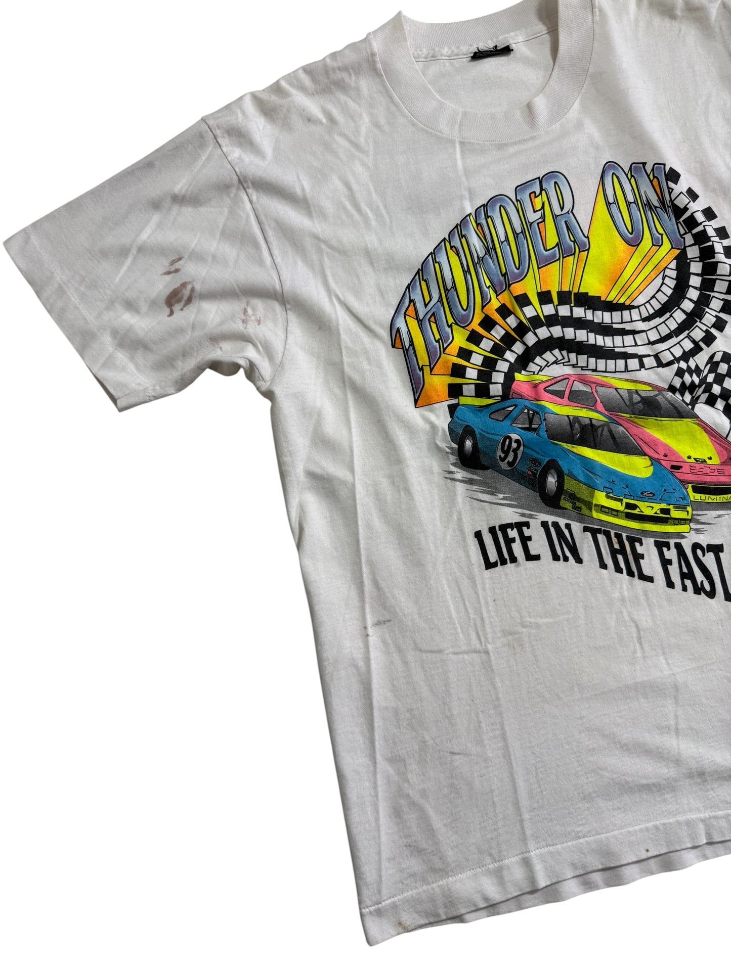 Vintage 1993 Thunder On Racing Tshirt