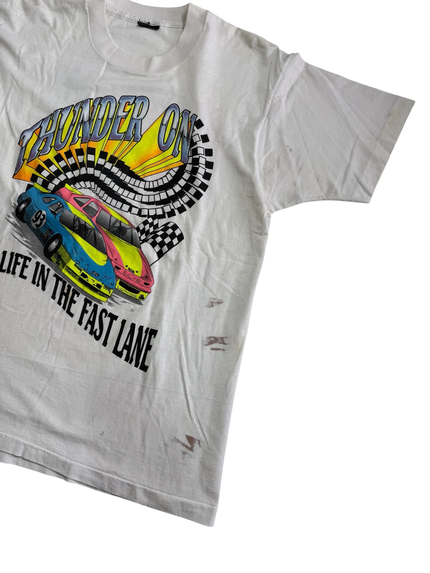 Vintage 1993 Thunder On Racing Tshirt