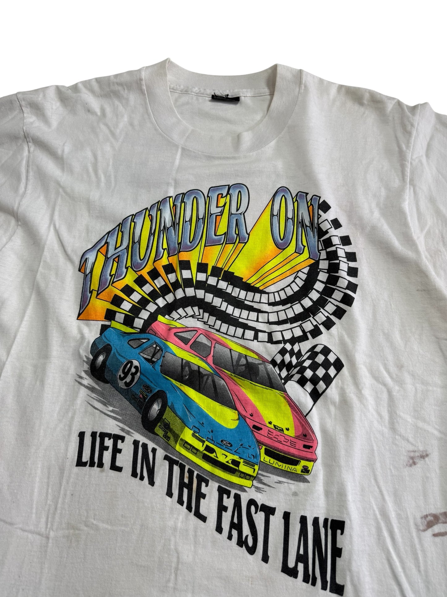 Vintage 1993 Thunder On Racing Tshirt