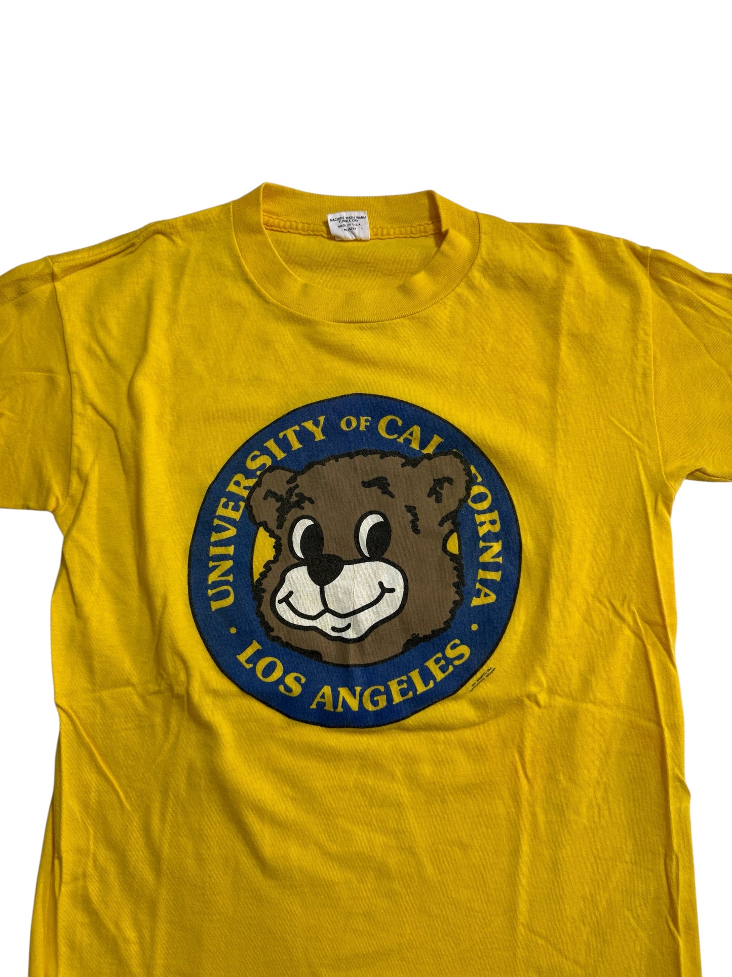 Vintage 80s UCLA Bear Graphic Tshirt University of California Los Angeles