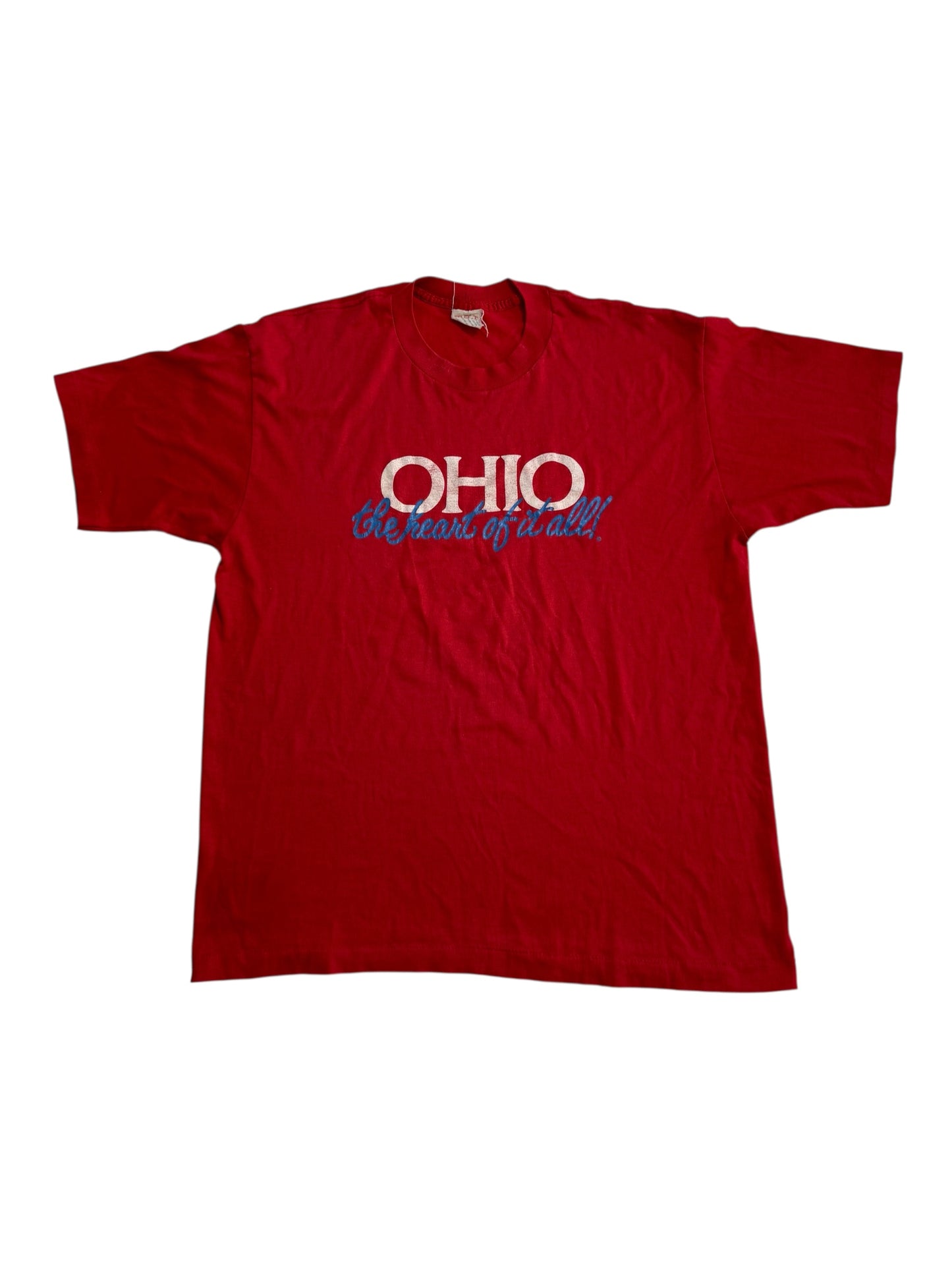 Vintage 1980s Ohio The Heart Of It All Tshirt