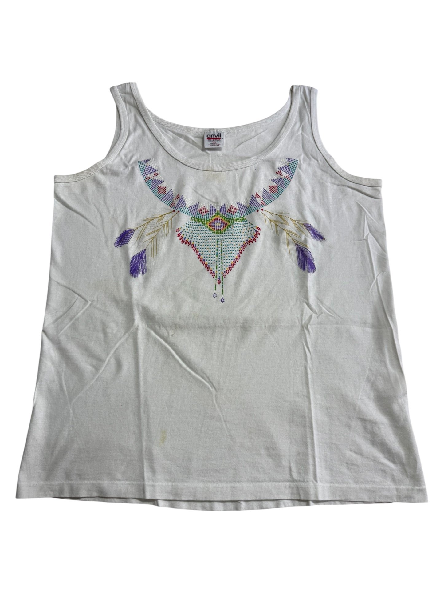 Vintage 1990s Southwestern Graphic Tank Top Native Style