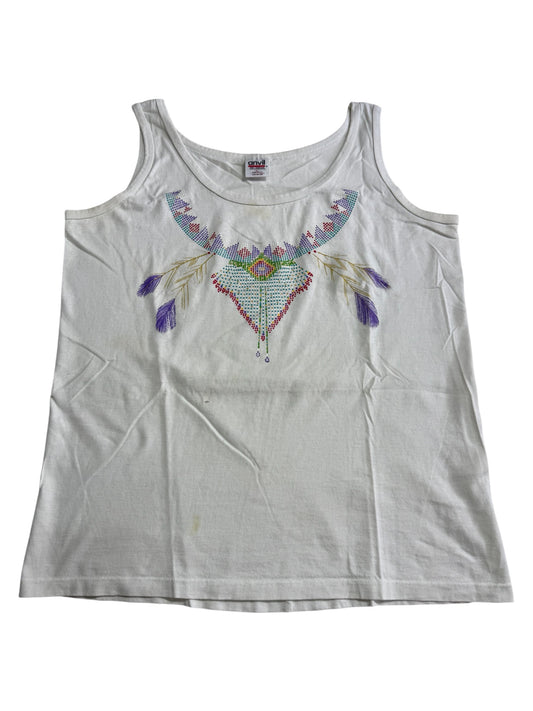 Vintage 1990s Southwestern Graphic Tank Top Native Style