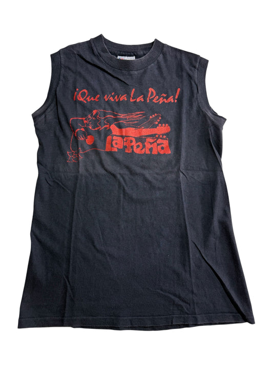 Vintage 1980s La Peña Graphic Sleeveless Tee Tank Top